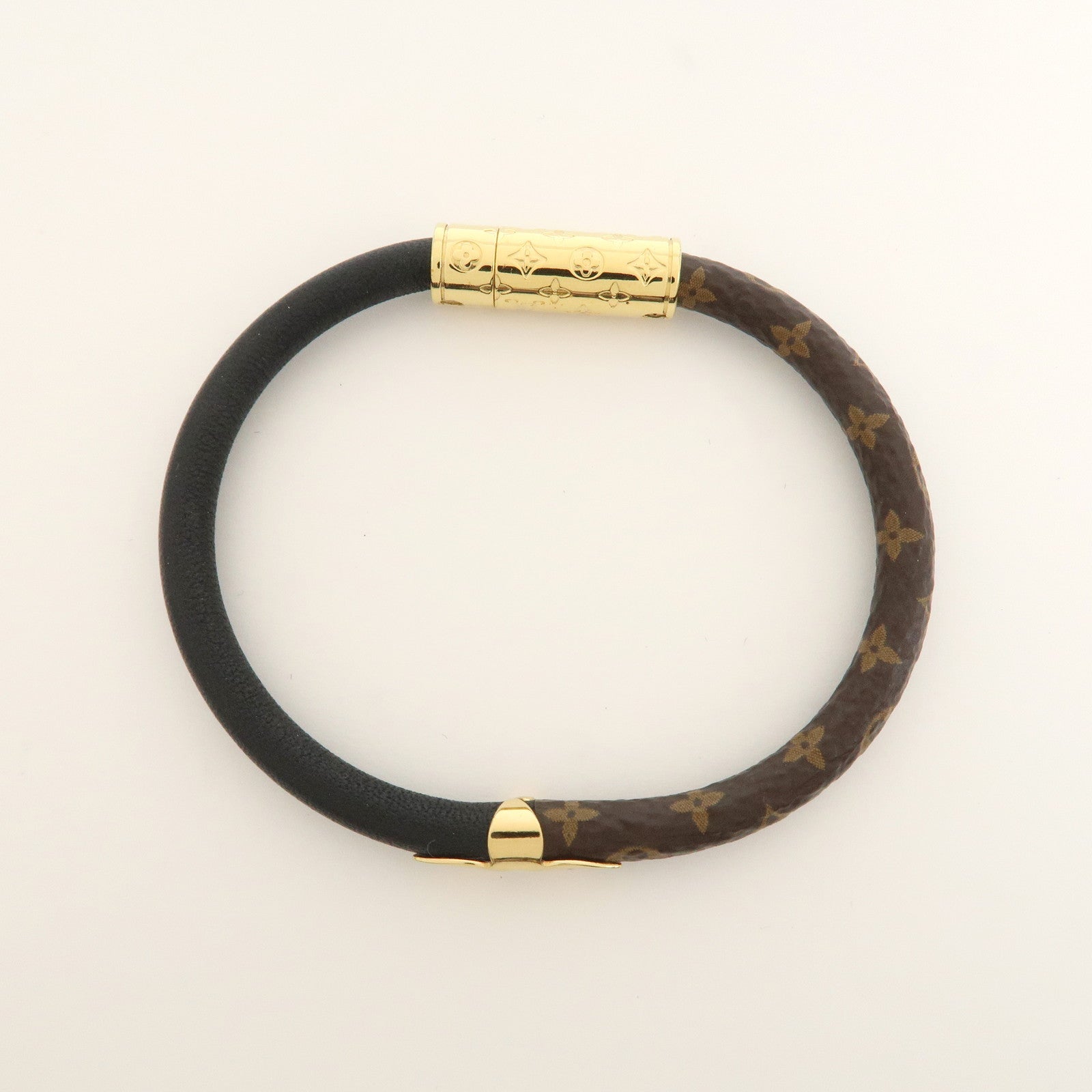 Louis Vuitton Monogram Daily Confidential Bracelet Brown M6431