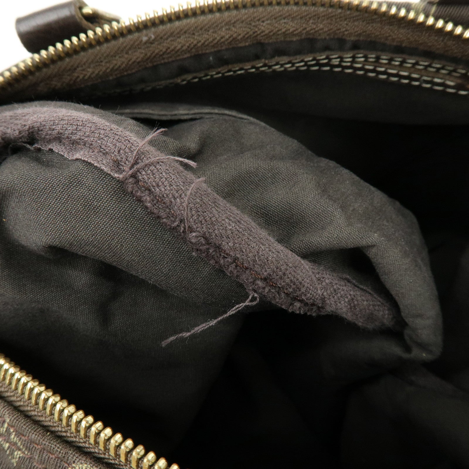 Louis Vuitton Monogram Mini Lin Speedy 30 Boston Bag Ebene M95224