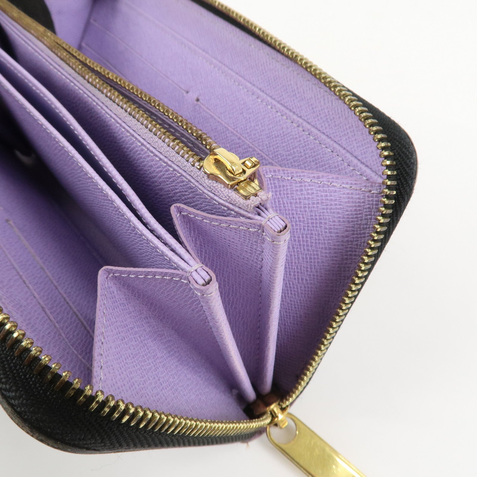 Louis Vuitton Monogram Multi Color Zippy Wallet Violet M60275