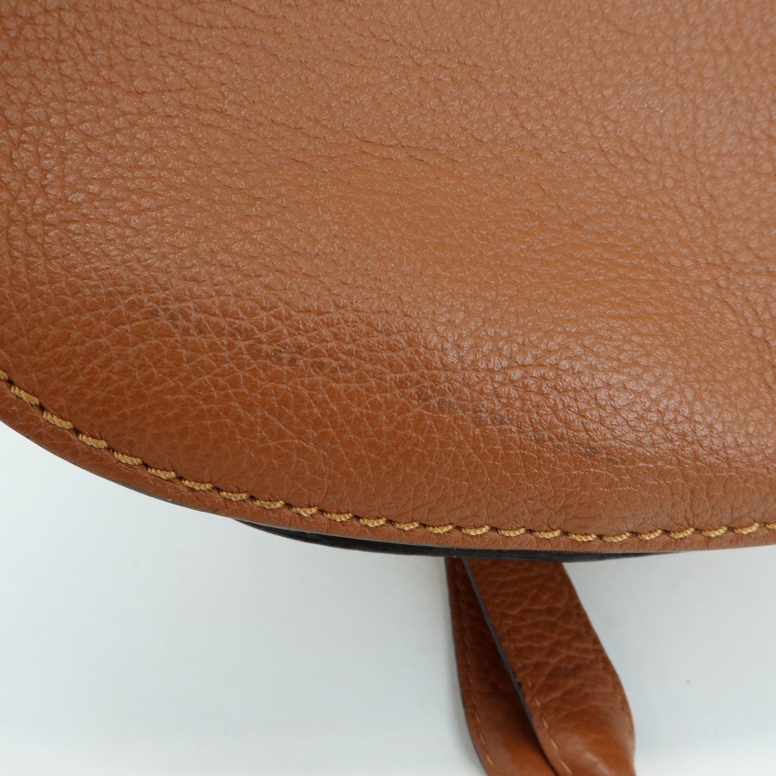 Chloe Marcie Leather Shoulder Bag Crossbody Bag Brown