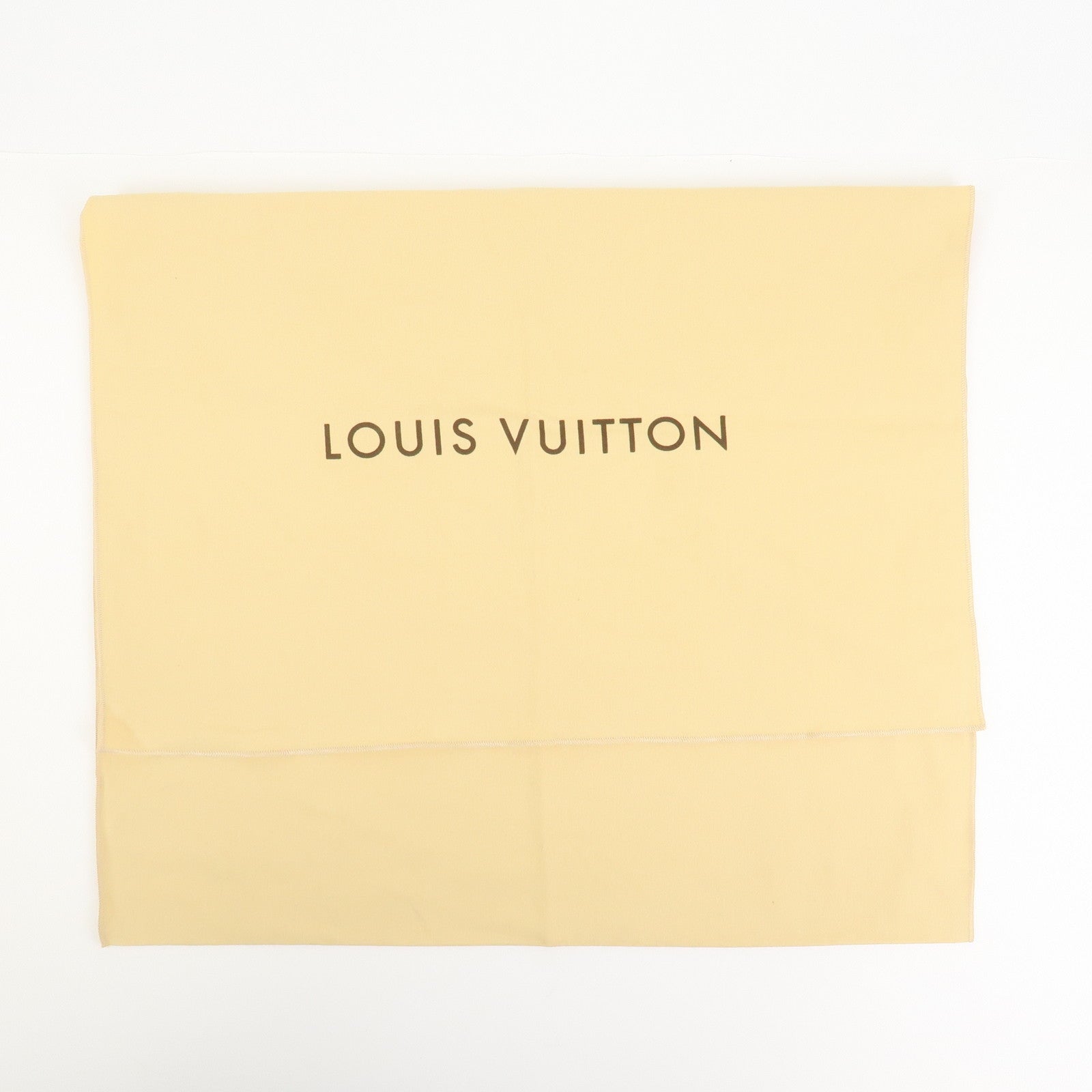Louis Vuitton Set of 12 Dust Bag Storage Bag Flap Beige