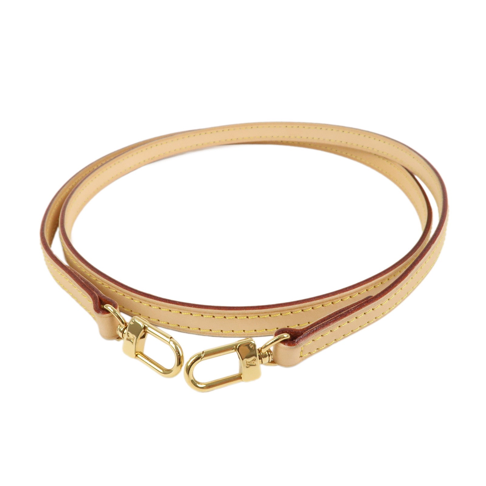 Louis Vuitton Nume Leather Shoulder Strap 120cm Natural J00145