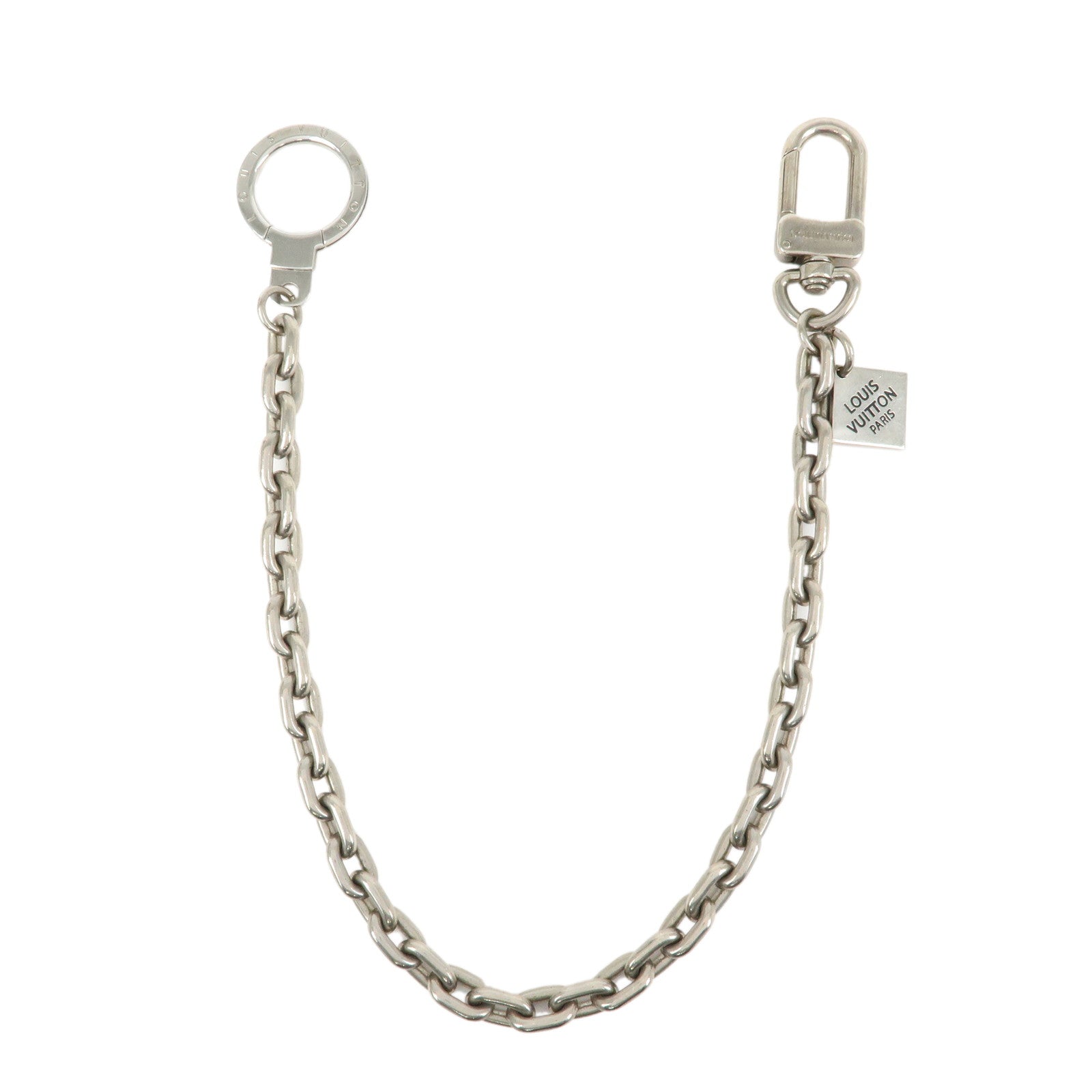 Louis Vuitton Chaine Ancre XL Bag Charm Key Holder Silver M65758
