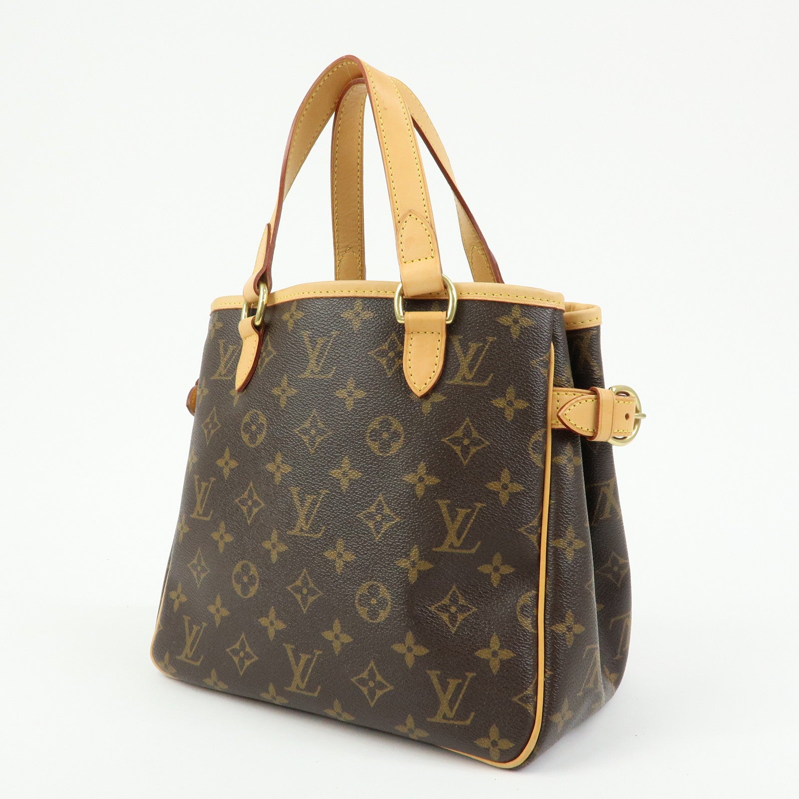 Louis Vuitton Monogram Batignolles Canvas Tote Bag Hand Bag M51156