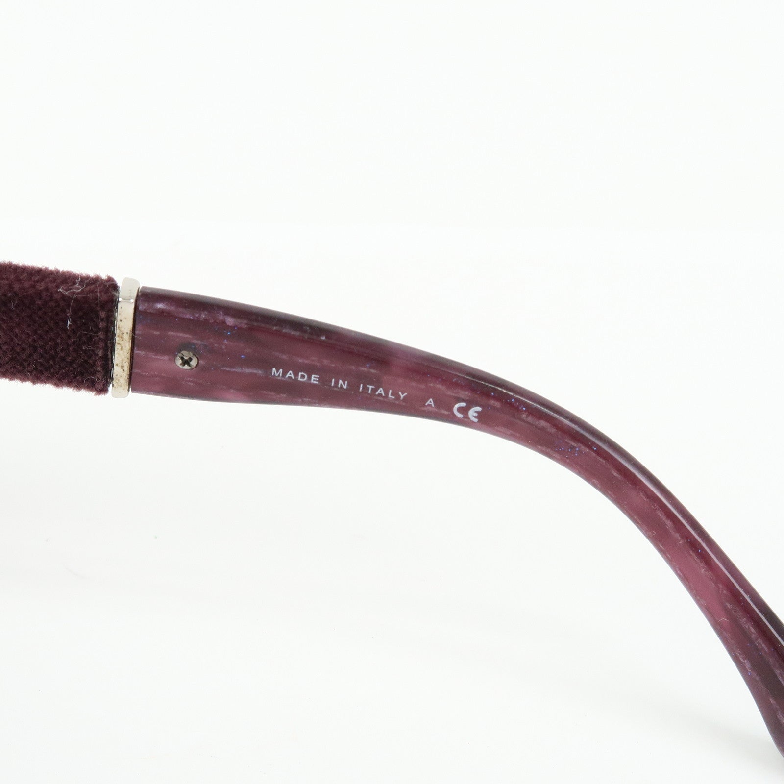 CHANEL COCO Mark Plastic Velvet Sunglasses Purple 5256-A 57□18