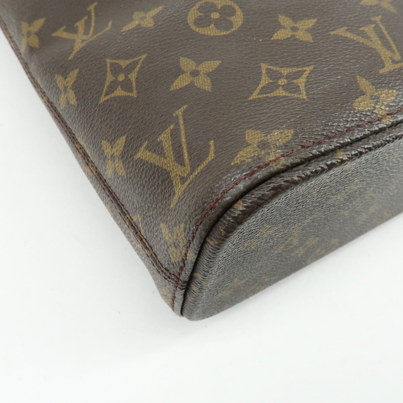Louis Vuitton Monogram Luco Tote Bag Shoulder Bag Brown M51155
