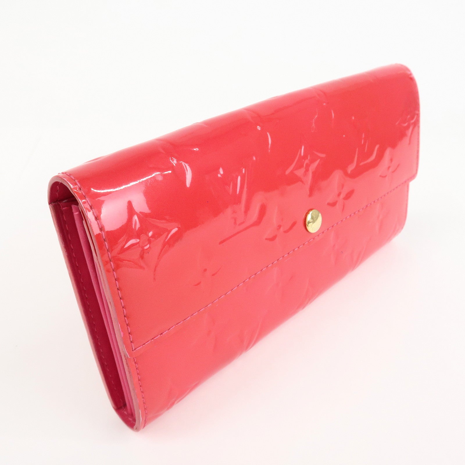 Louis Vuitton Monogram Vernis Portefeuille Sarah Long Wallet M93633 Used