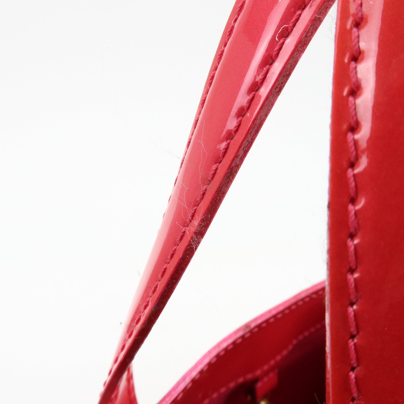 Louis Vuitton Monogram Vernis Wilshire PM Hand Bag Rose Pop M93643