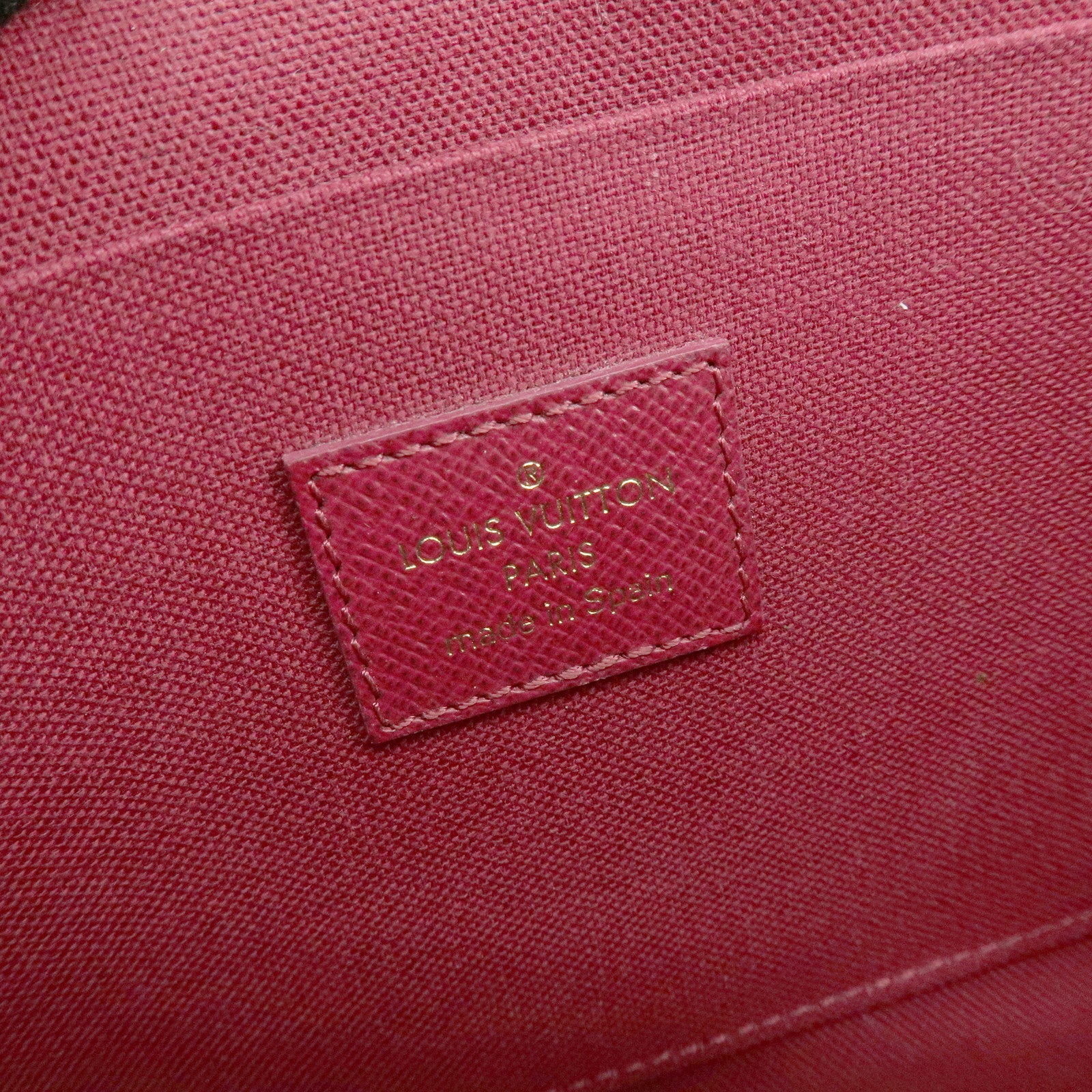 Louis Vuitton Monogram Pochette Felicie Shoulder Bag Brown M61276