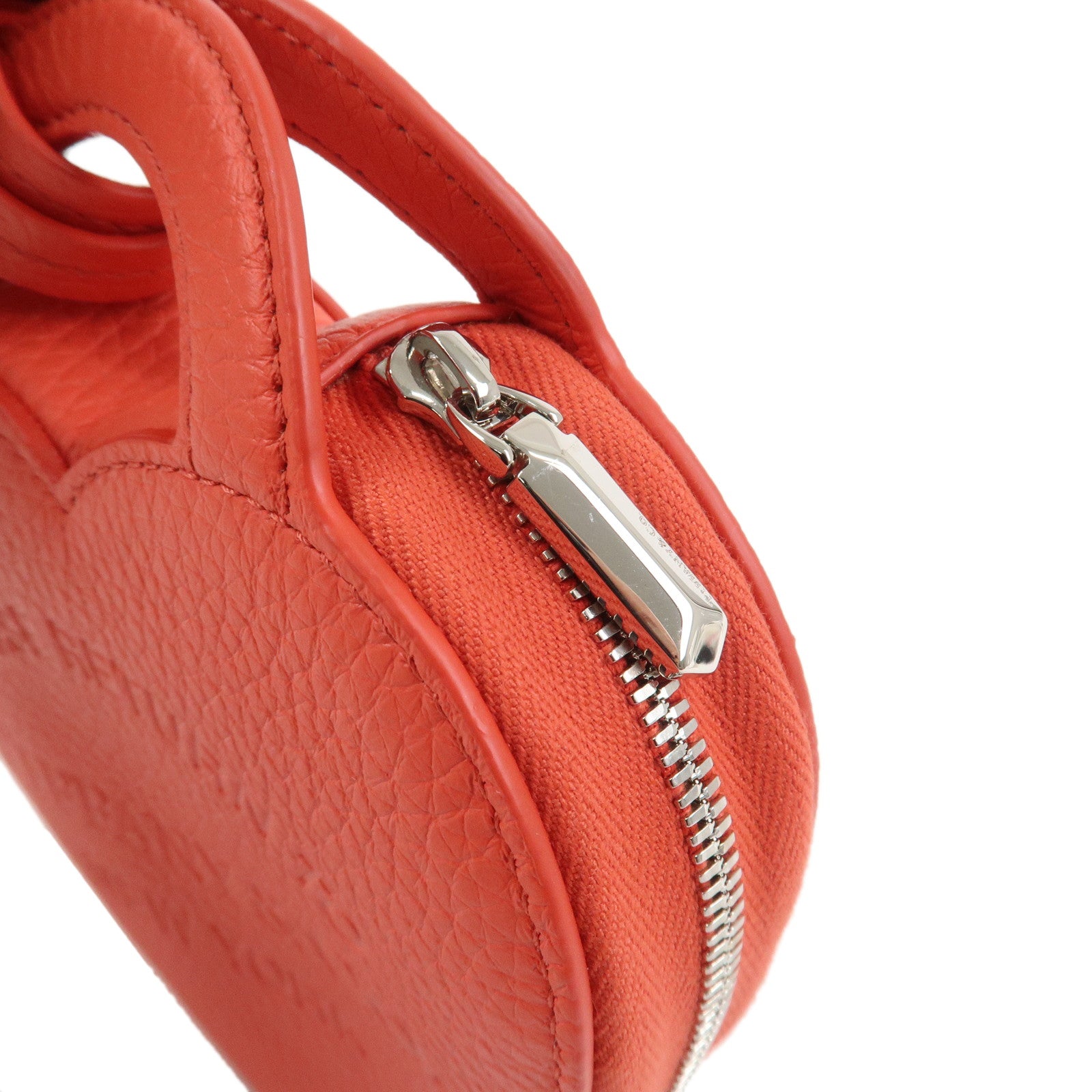 Tiffany & Co Return to Tiffany Leather Pouch Wristlet Bag Red