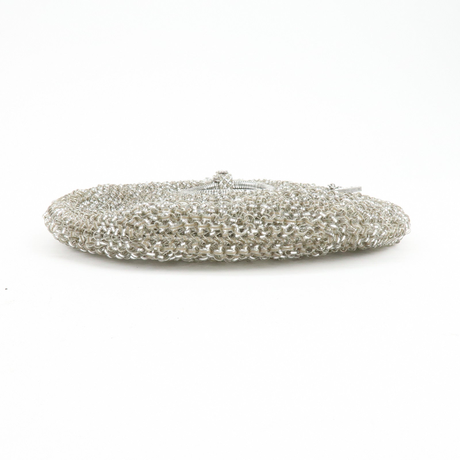 ANTEPRIMA PVC Wire Bag PVC 2Way Bag Hand Bag Shoulder Bag Silver