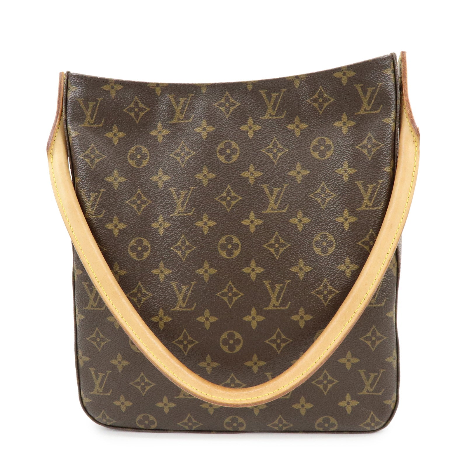 Louis Vuitton Monogram Looping GM Shoulder Bag Brown M51145