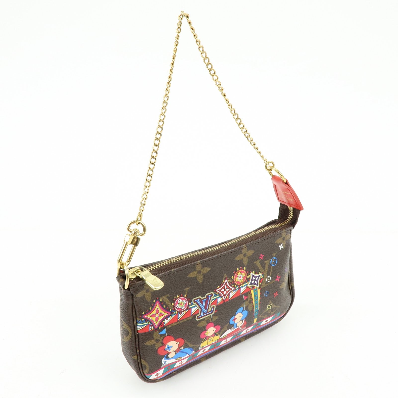 Louis Vuitton Monogram Vivienne Mini Pochette Accessoires M69976