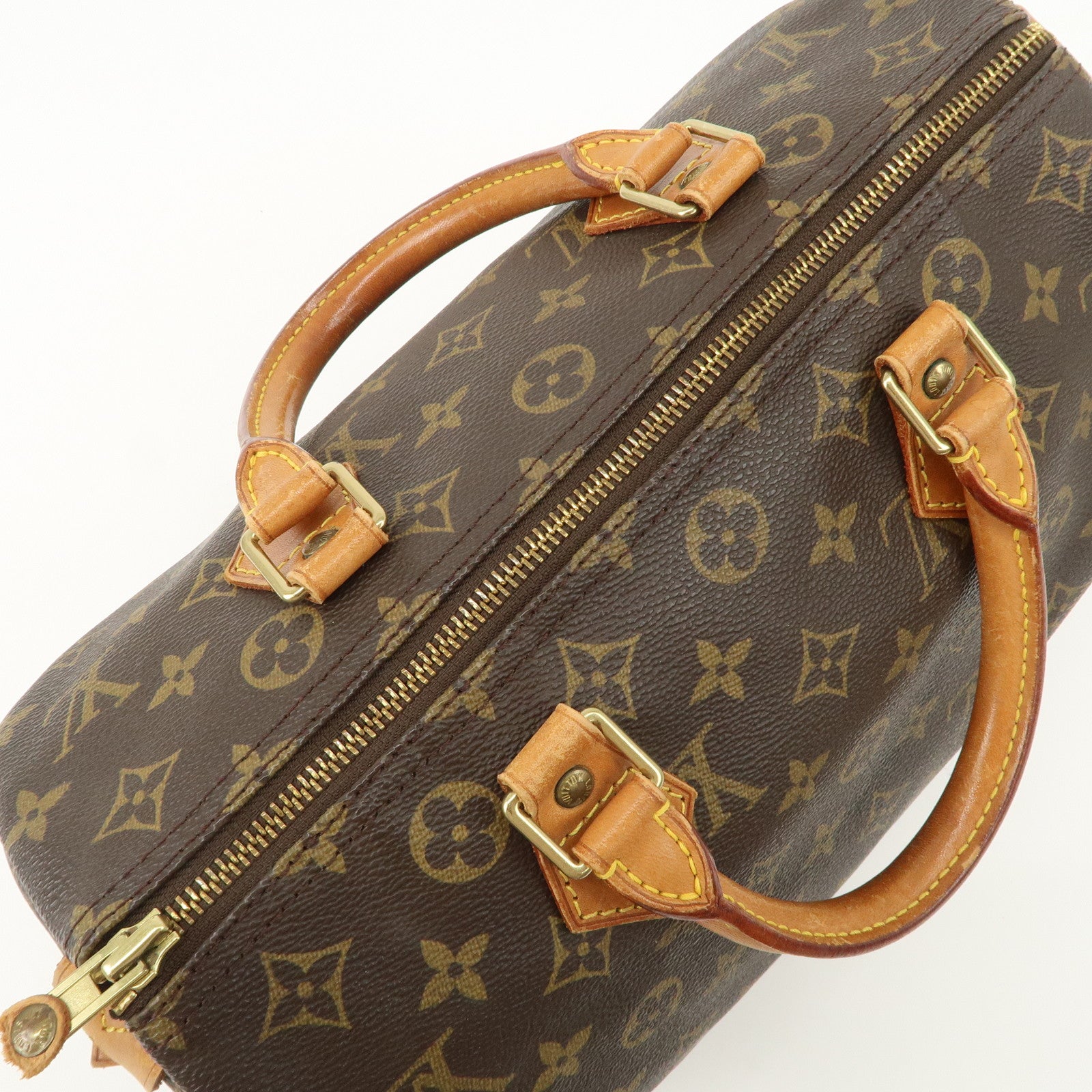 Louis Vuitton Monogram Speedy 30 Boston Bag Hand Bag M41526 Used