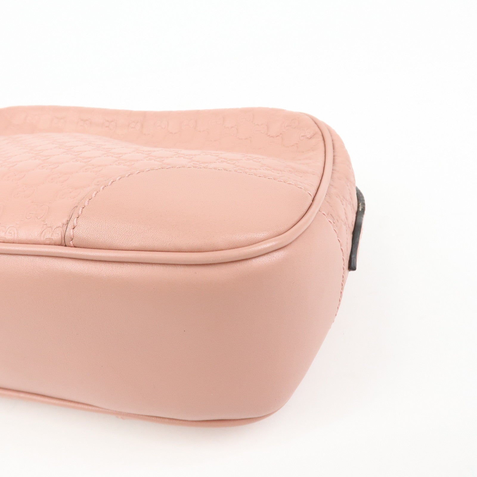 GUCCI Interlocking G Microguccissima Shoulder Bag Pink 449413