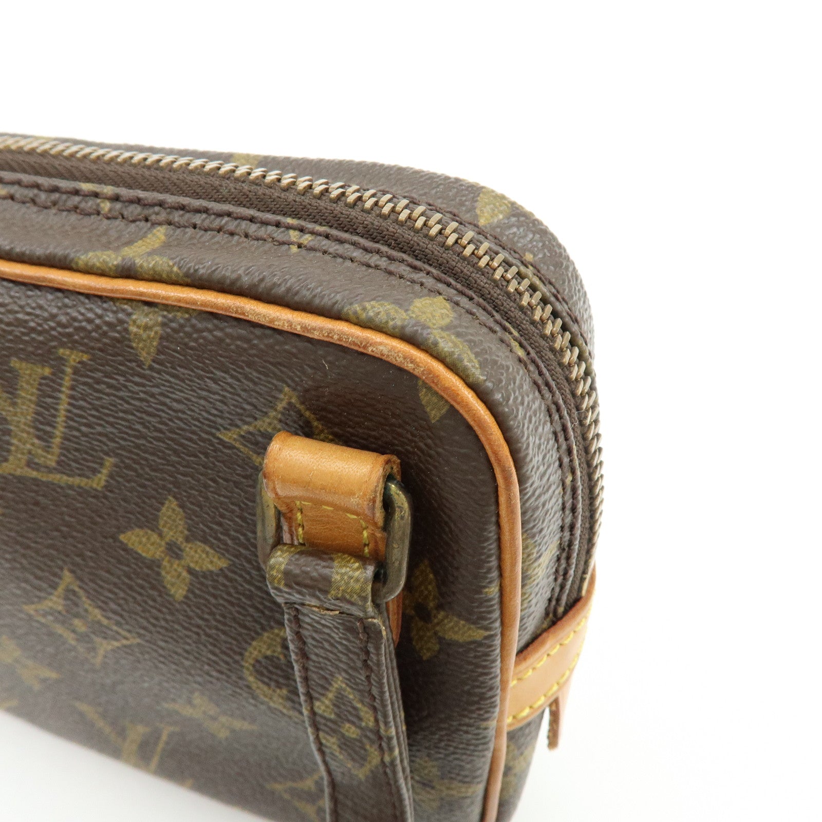 Louis Vuitton Monogram Pochette Marly Bandouliere Bag Brown M51828