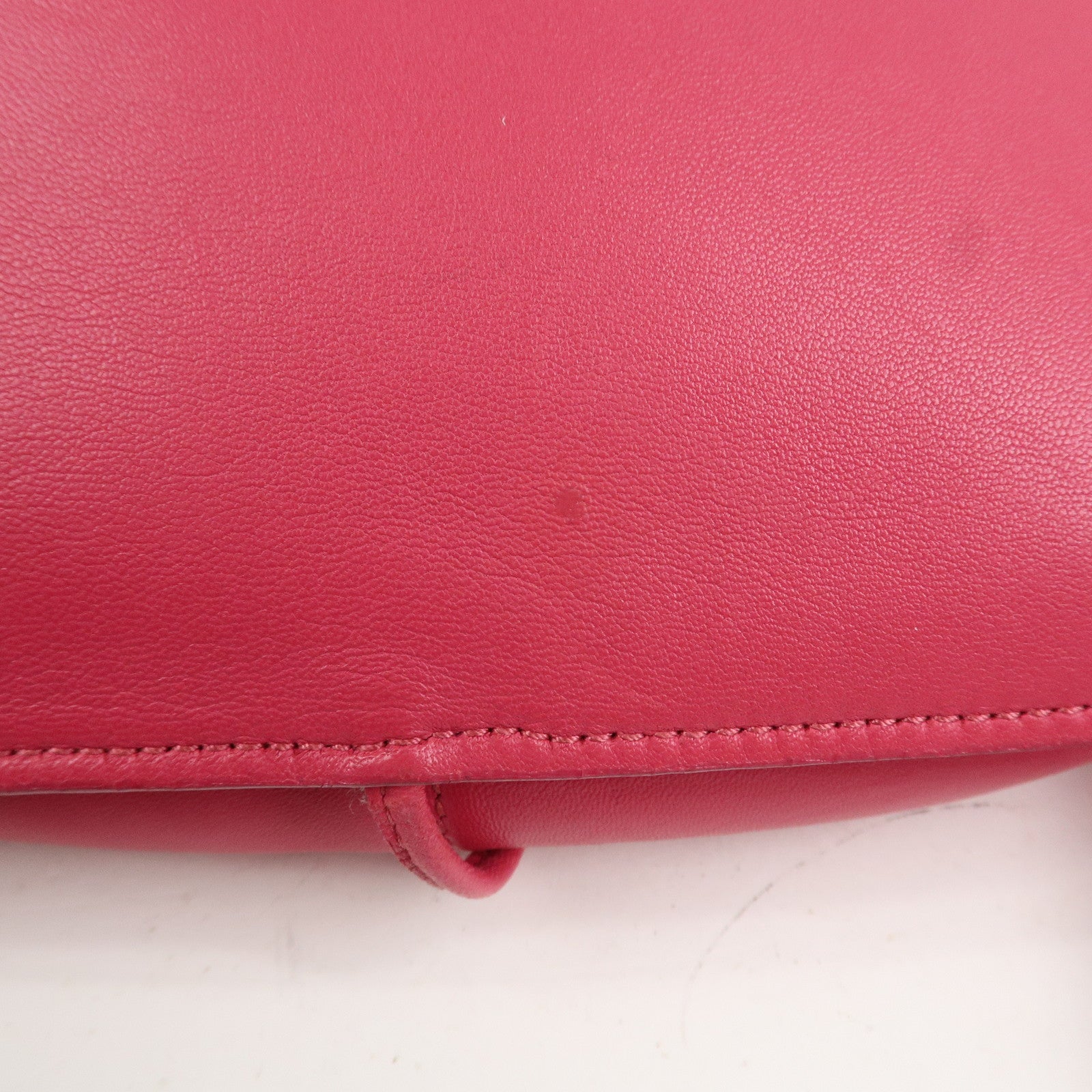 LOEWE Anagram Leather Shoulder Bag Crossbody Bag Pink