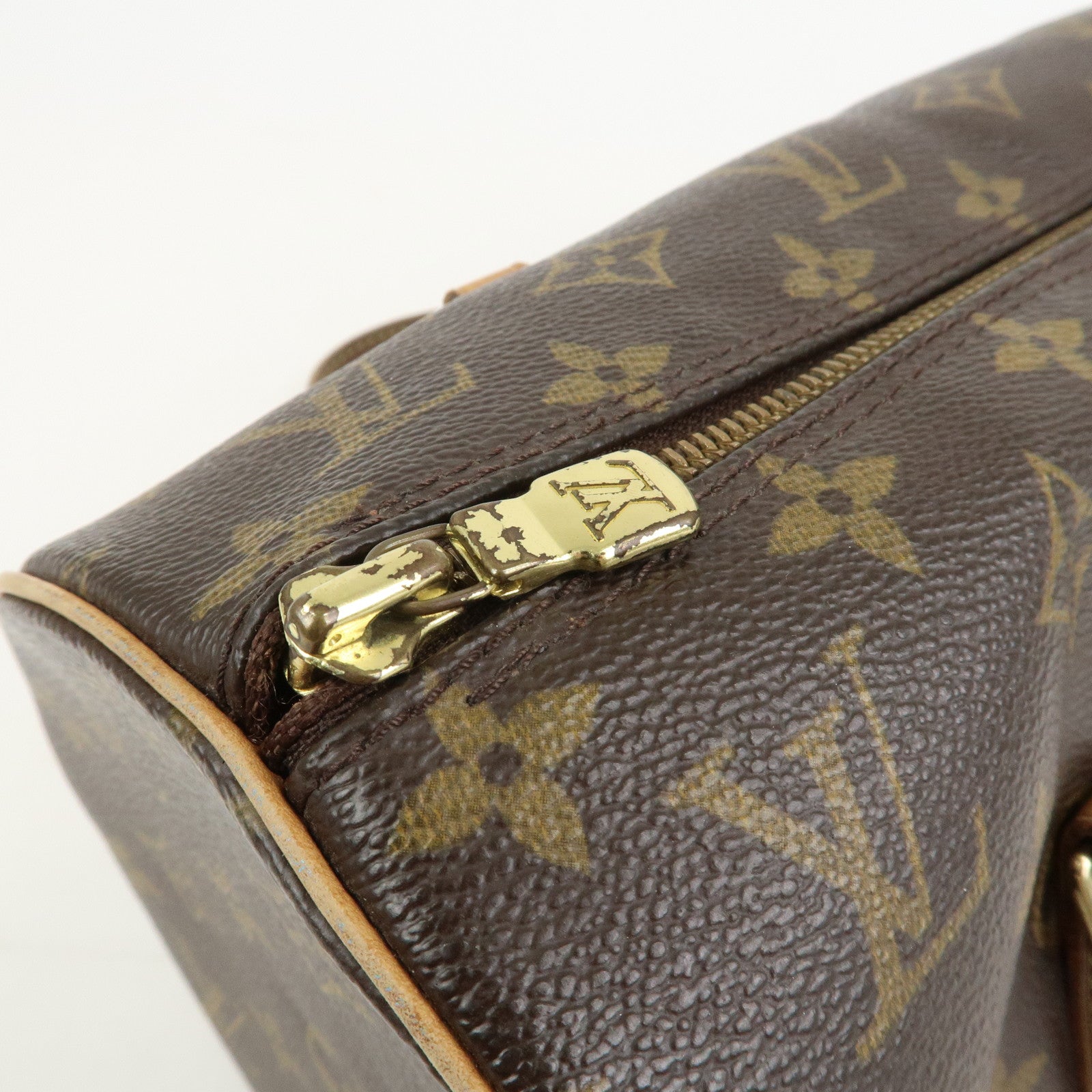 Louis Vuitton Monogram Papillon 30 Old Style Hand Bag Brown M51365