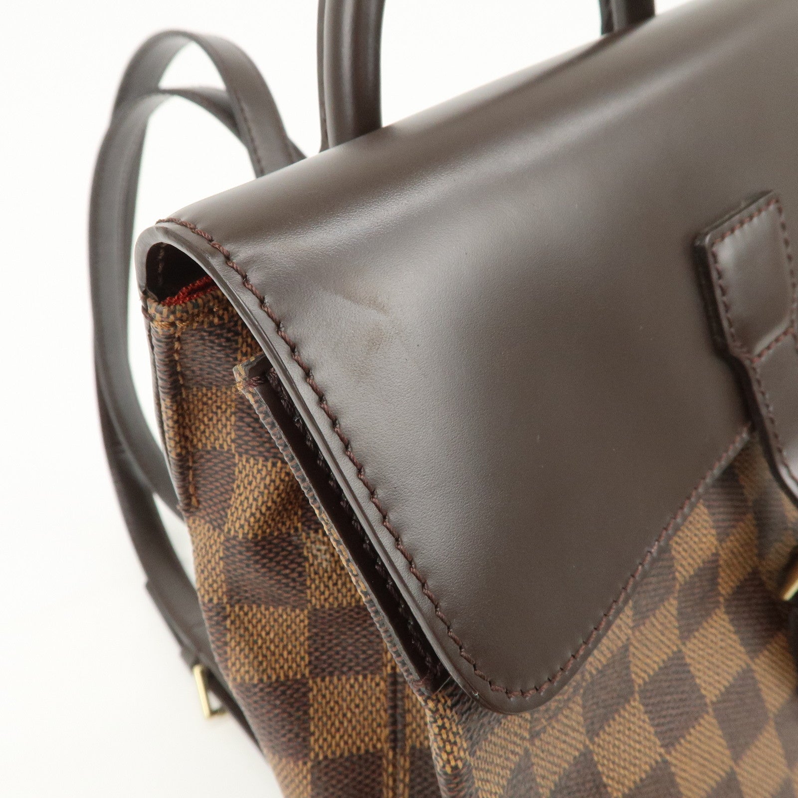 Louis Vuitton Damier Canvas Soho Backpack Ruck Sac Brown N51132