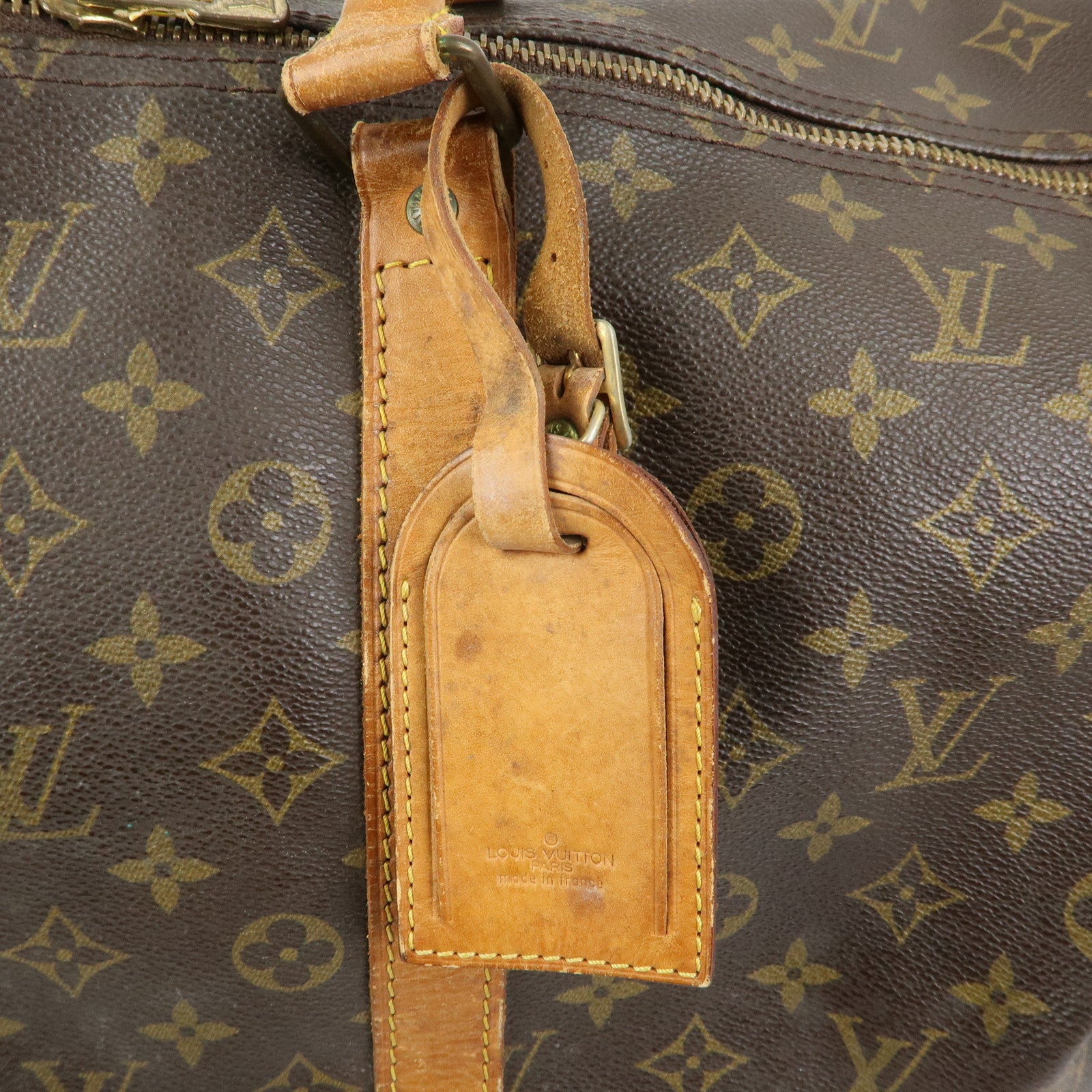 Louis Vuitton Monogram Keep All Bandouliere 55 Boston Bag M41414