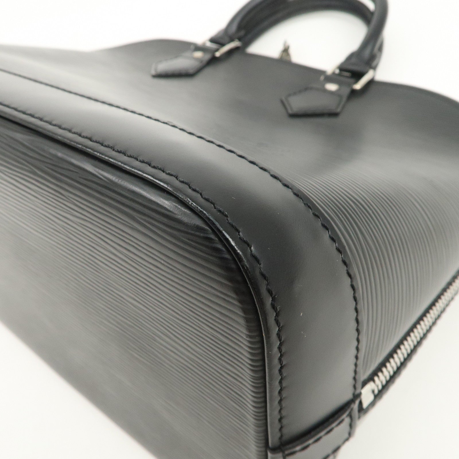 Louis Vuitton Epi Leather Alma PM Hand Bag Noir Black M52802