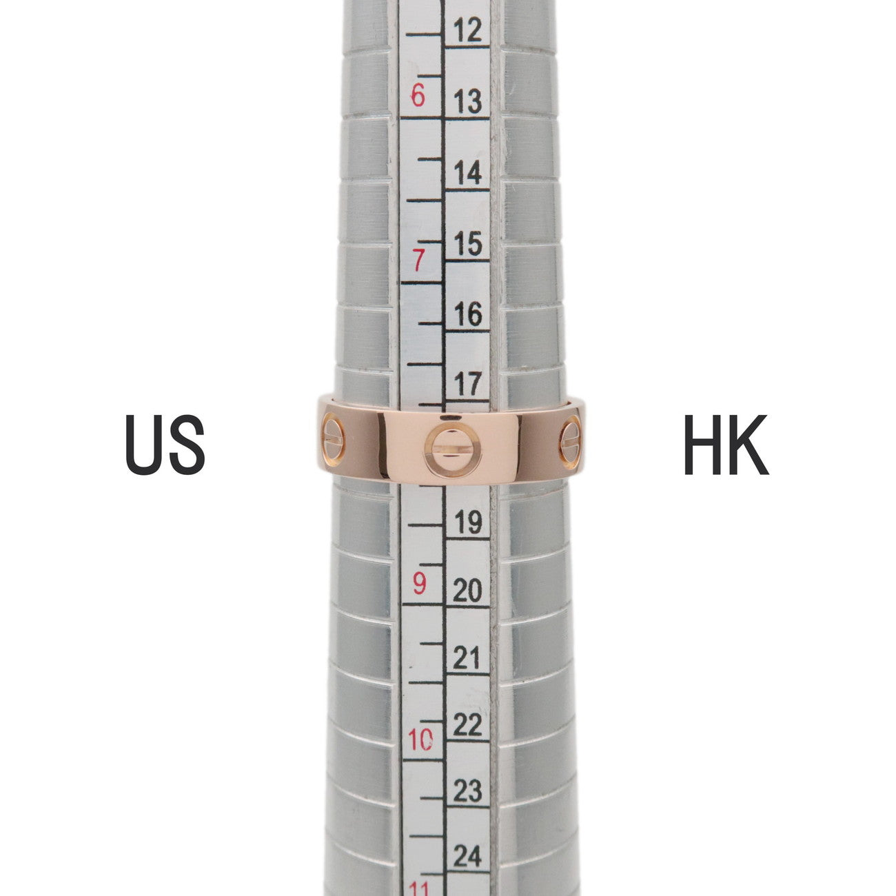 Cartier Love Ring K18 750PG Rose Gold #57 US8 HK17.5 EU57