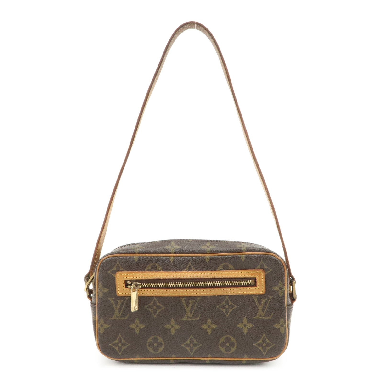 Louis Vuitton Monogram Pochette Cite Shoulder Bag Brown M51183