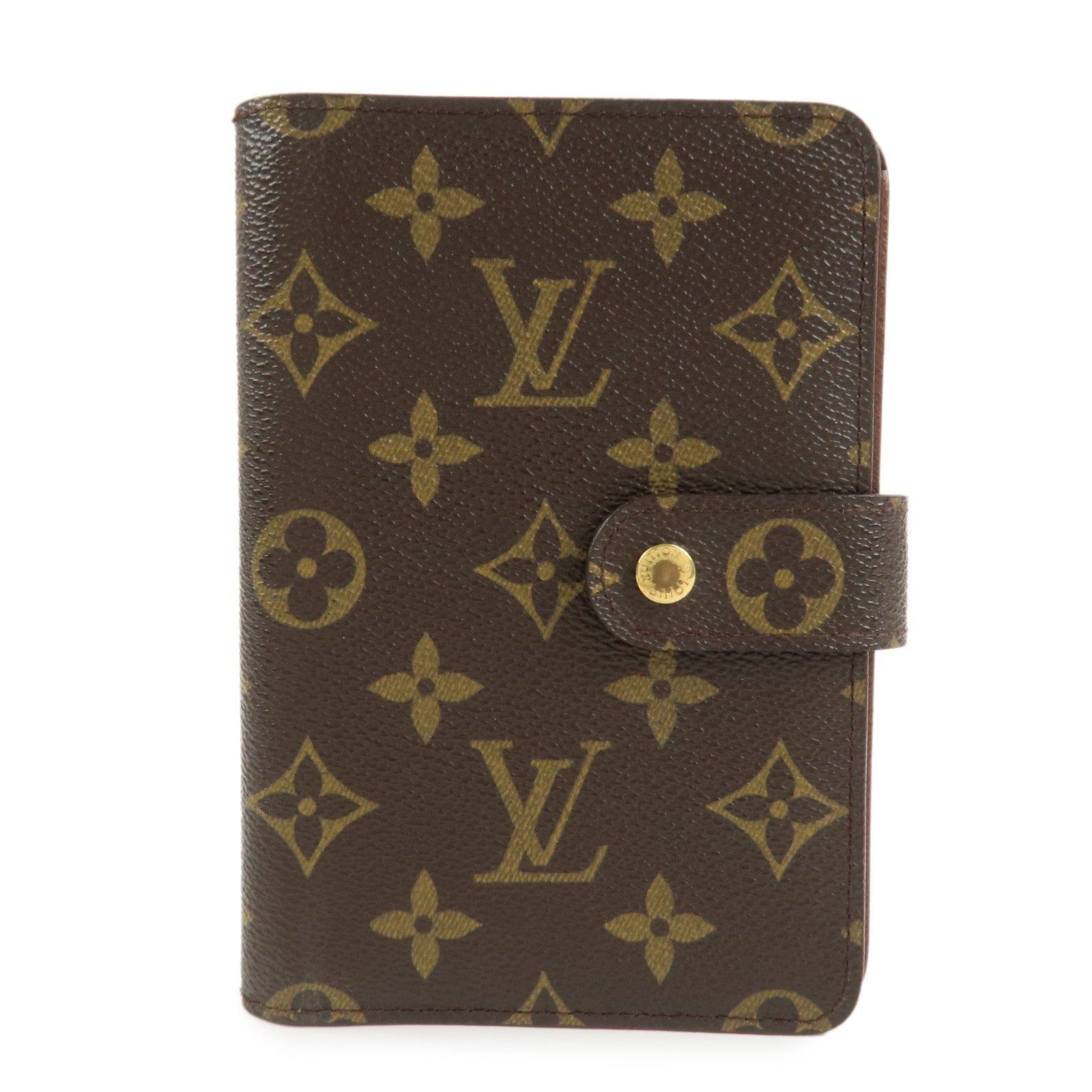 Louis Vuitton Monogram Porte Papier Zip Wallet Brown M61207