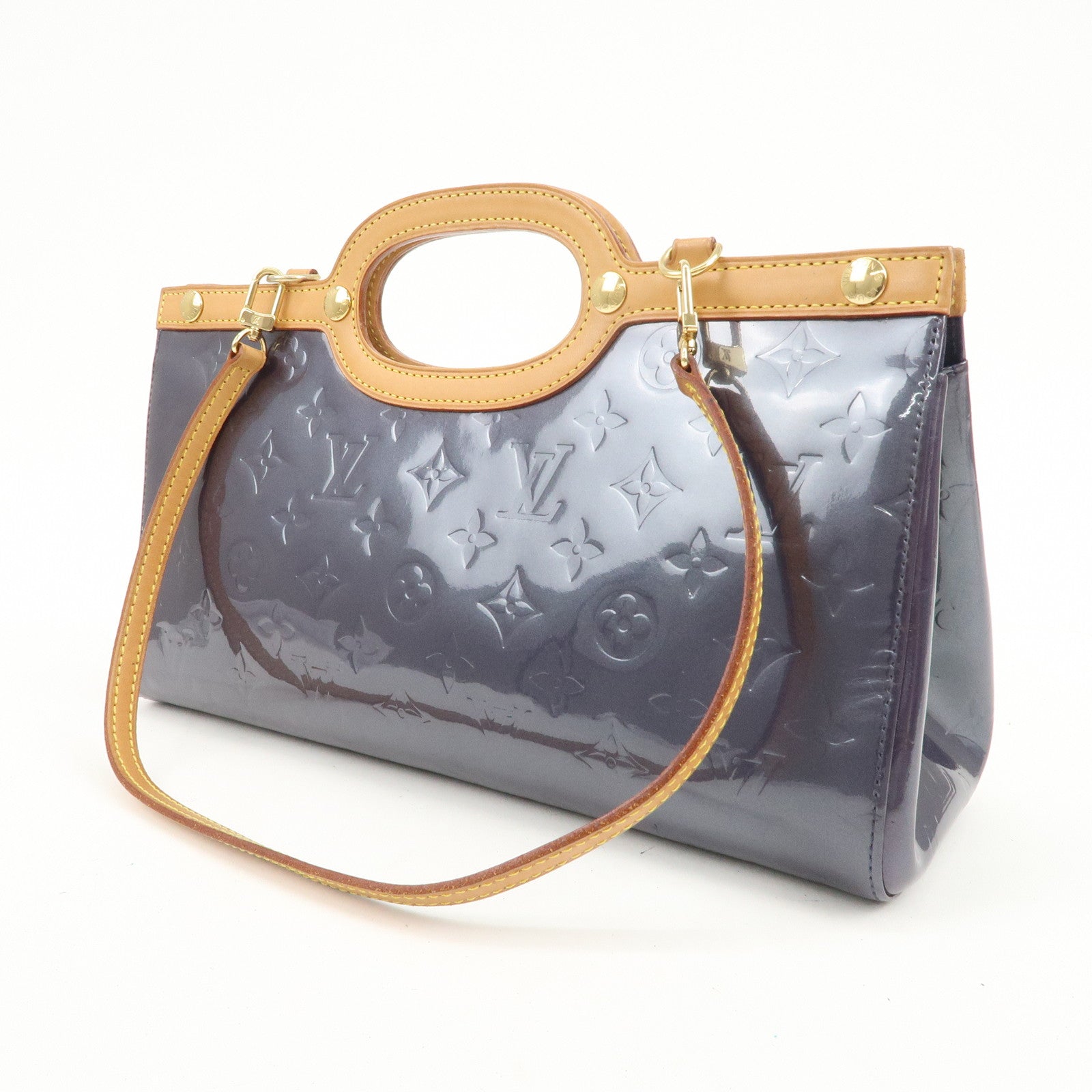 Louis Vuitton Monogram Vernis Roxbury Drive 2WAY Bag Indigo M91373