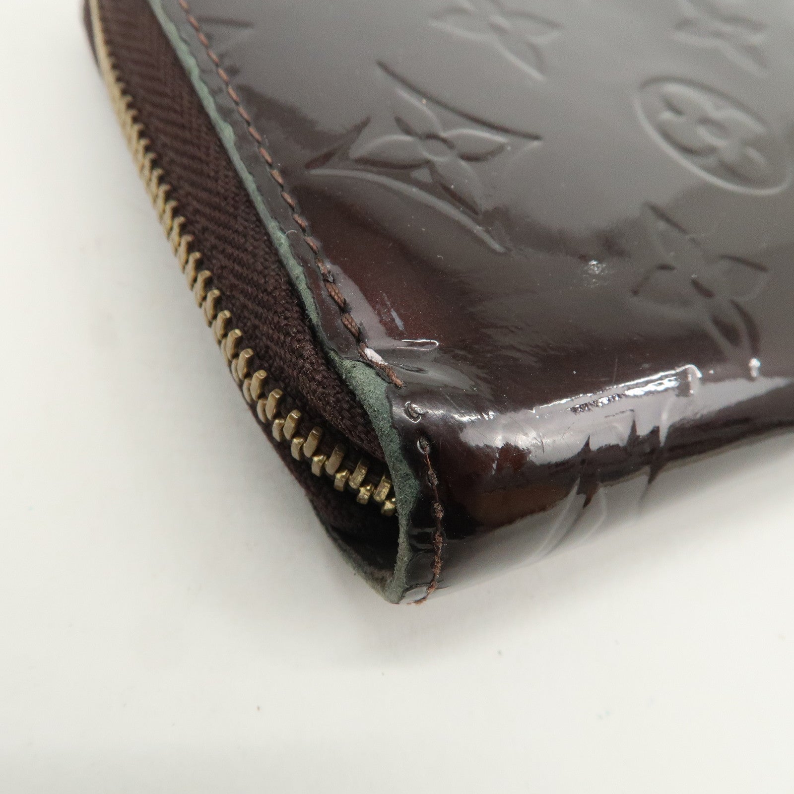 Louis Vuitton Monogram Vernis Leather Set of 2 Wallet M93522/M93575