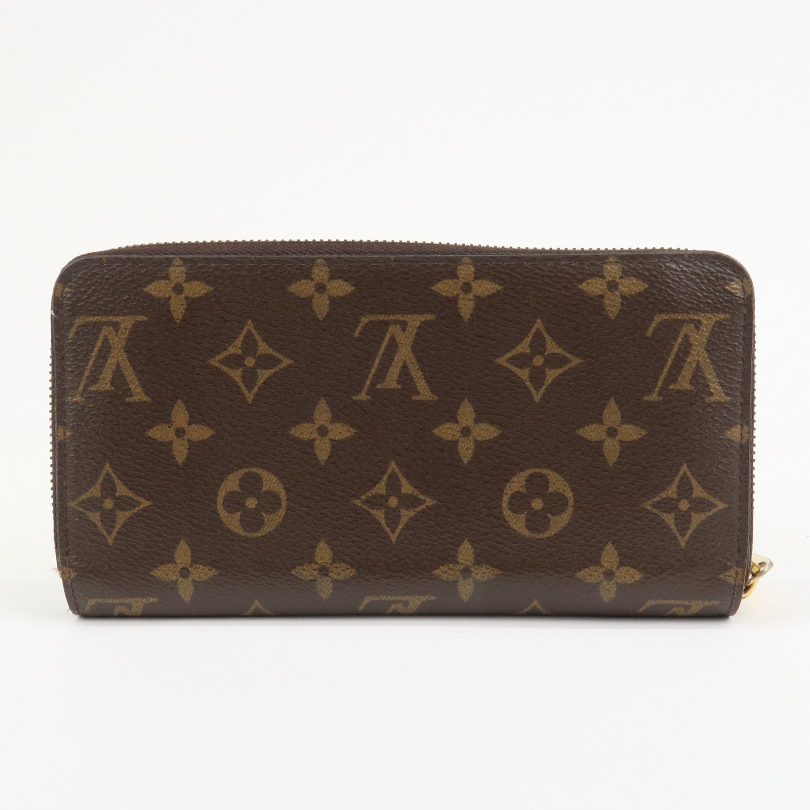 Louis Vuitton Monogram Canvas Zippy Long Wallet Brown M60017