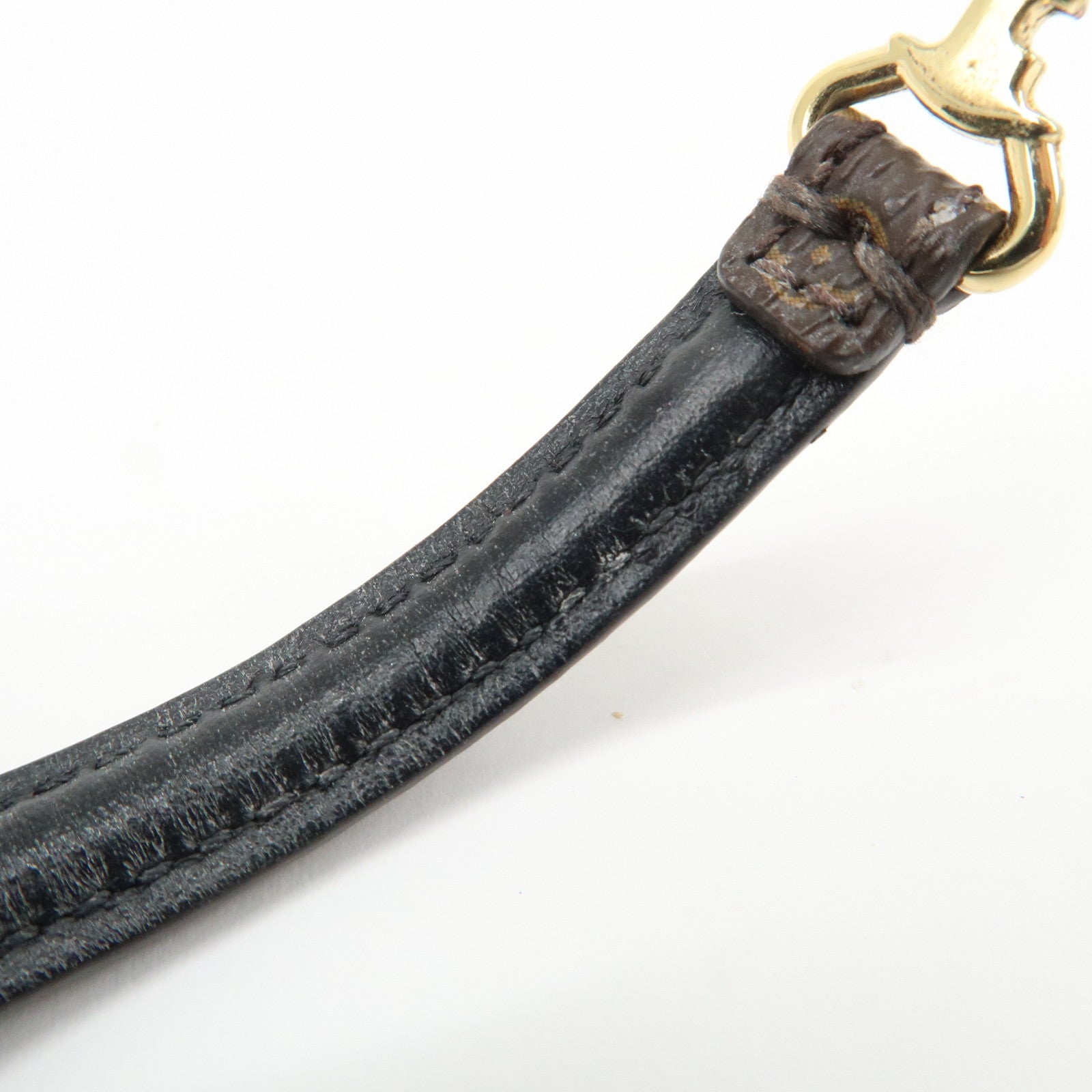 Louis Vuitton Monogram LV Click It Canvas Bracelet Brown M8026