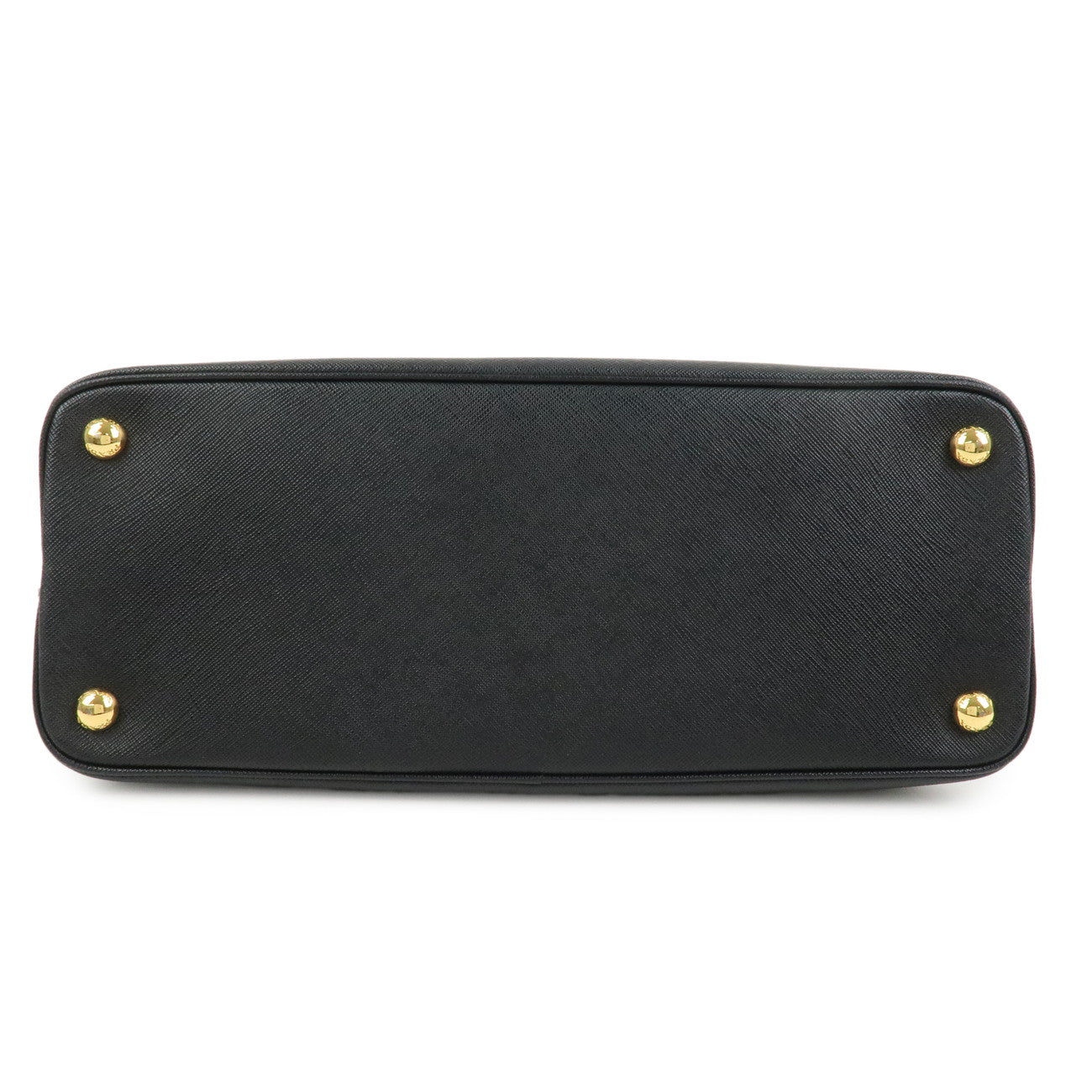 PRADA Promenade Medium Saffiano Leather 2Way Bag Black 1BA002