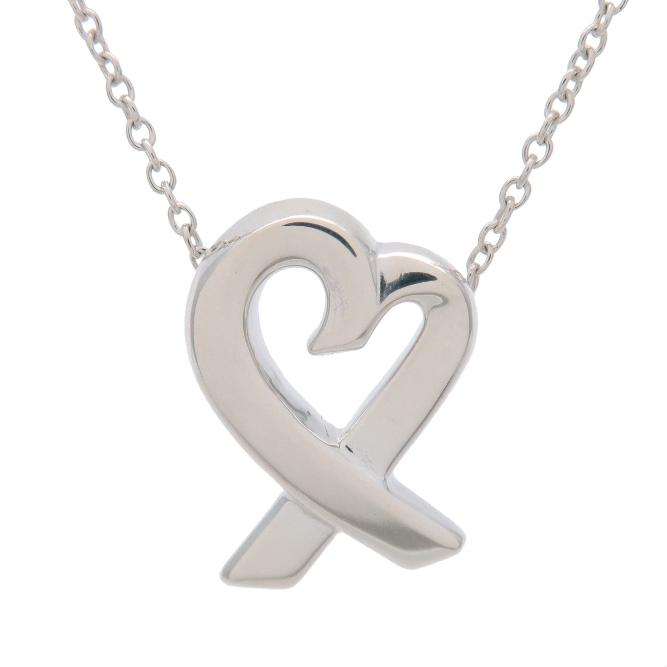Tiffany & Co Loving Heart Necklace Small SV925 Silver