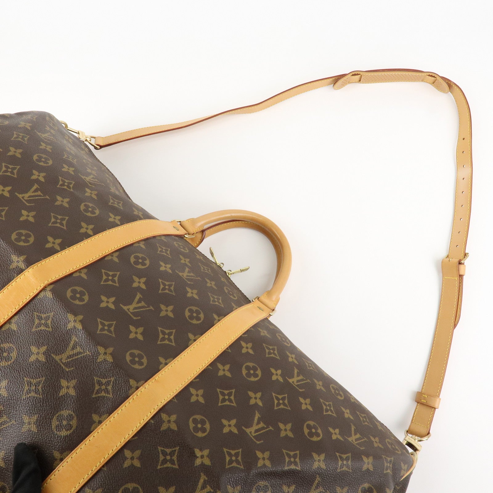 Louis Vuitton Monogram Keep All Bandouliere 60 Boston Bag M41412 Used