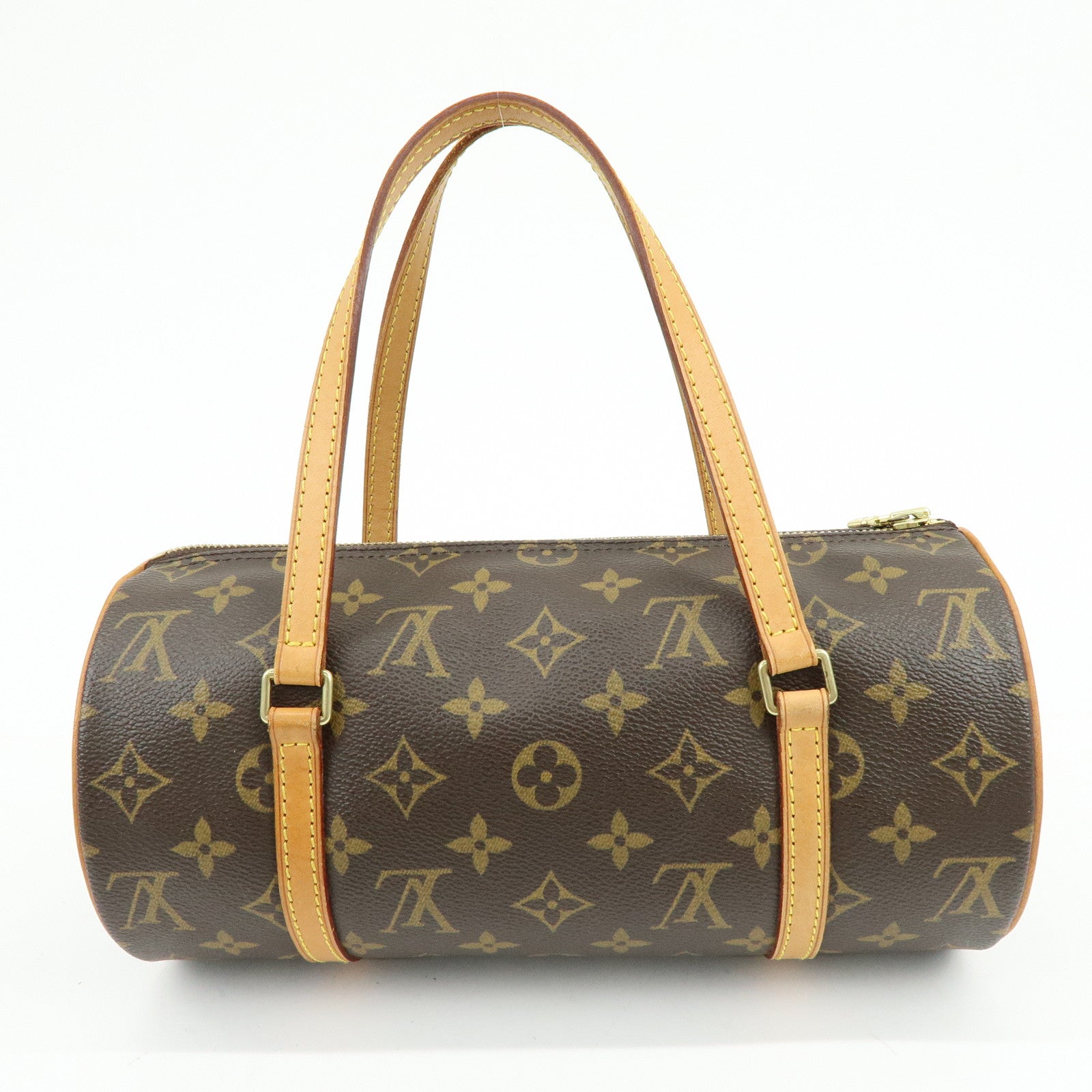 Louis Vuitton Monogram Papillon 26 Canvas Hand Bag Brown M51386