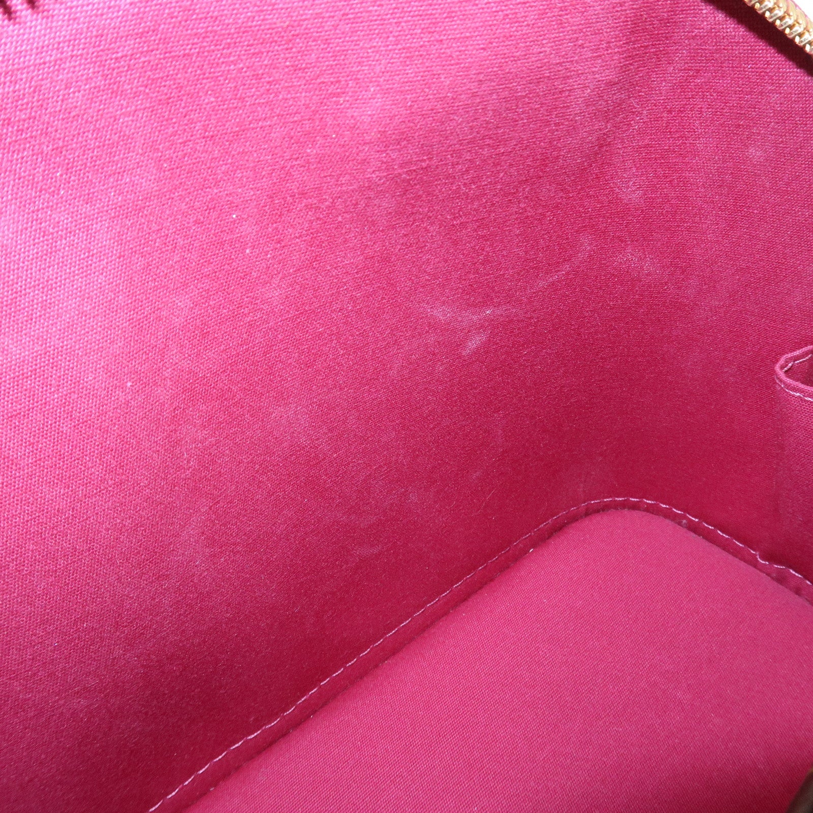 Louis Vuitton Monogram Vernis Alma BB 2Way Bag Magenta M54785