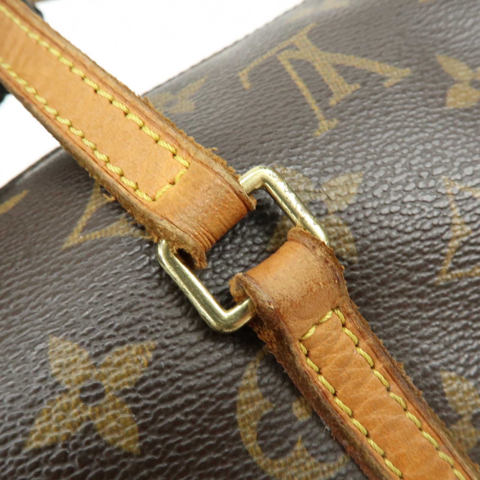 Louis Vuitton Monogram Papillon 26 Hand Bag Brown M51386