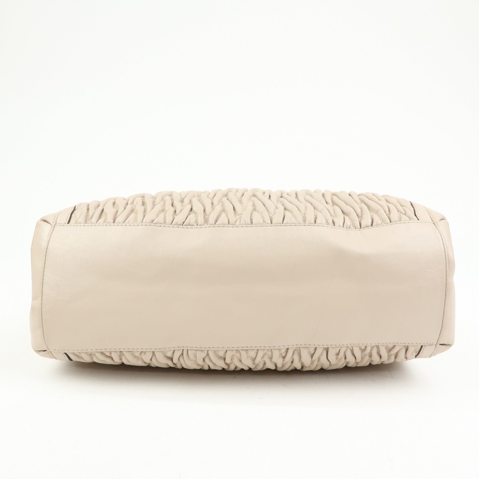 COACH Madison Leather Shoulder Bag Hand Bag Pink Beige