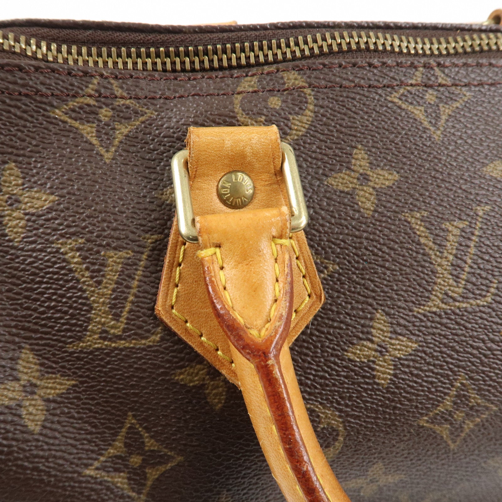 Louis Vuitton Monogram Speedy 25 Hand Bag Boston Bag M41528 Used