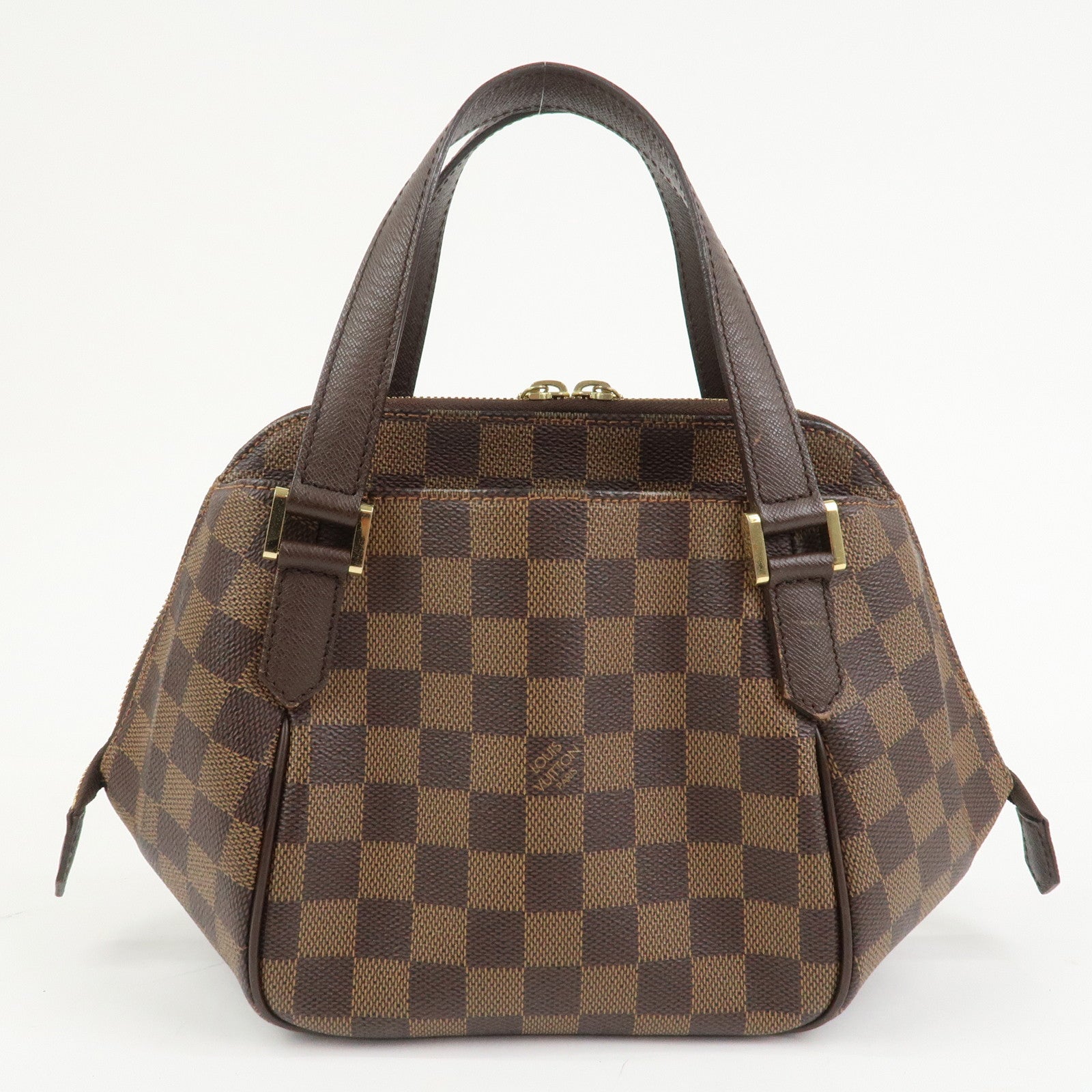 Louis Vuitton Damier Canvas Belem PM Hand Bag Brown N51173