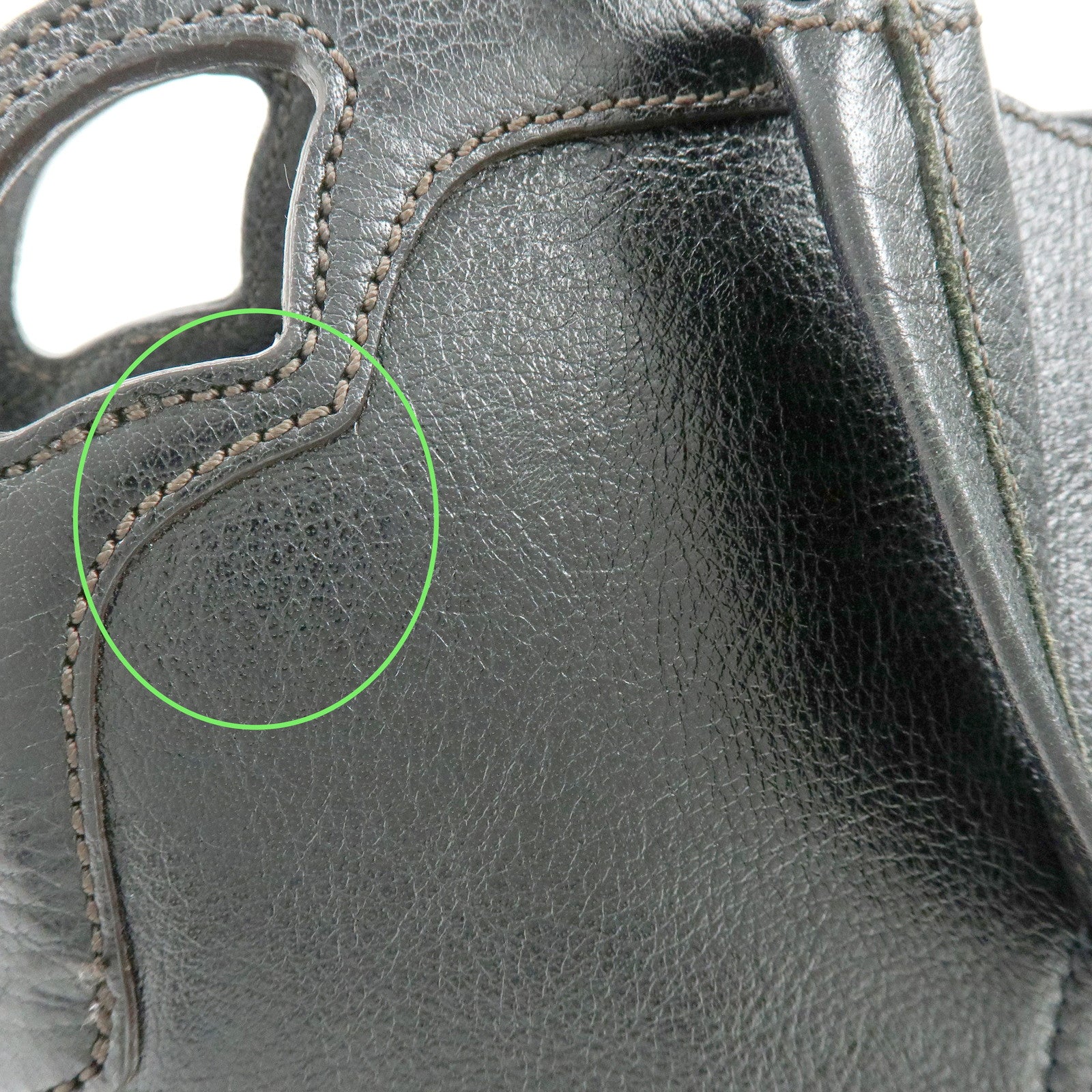 Cartier Marcello de Cartier Leather 2Way Shoulder Hand Bag Black