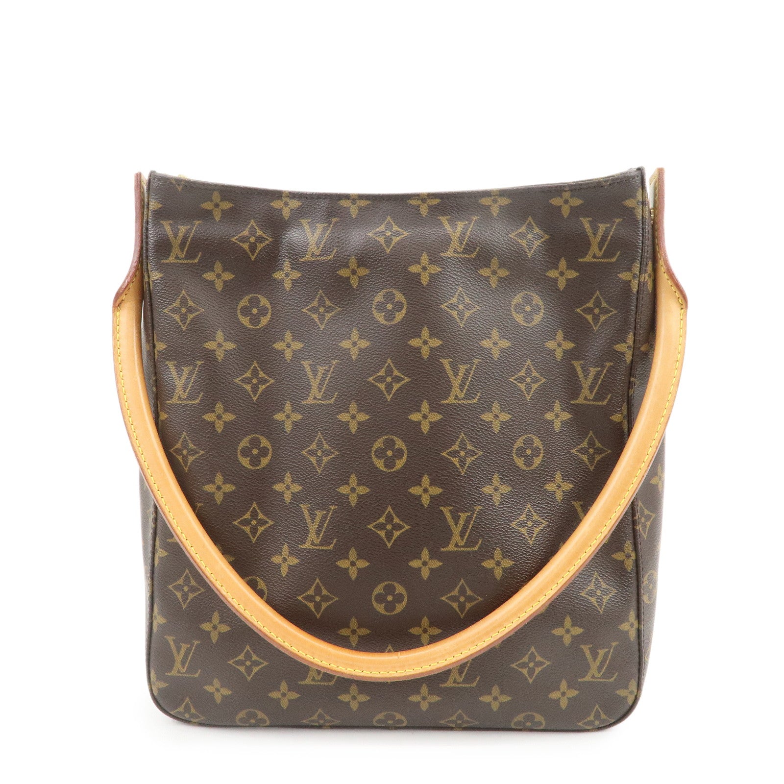 Louis Vuitton Monogram Looping GM Shoulder Bag Brown M51145