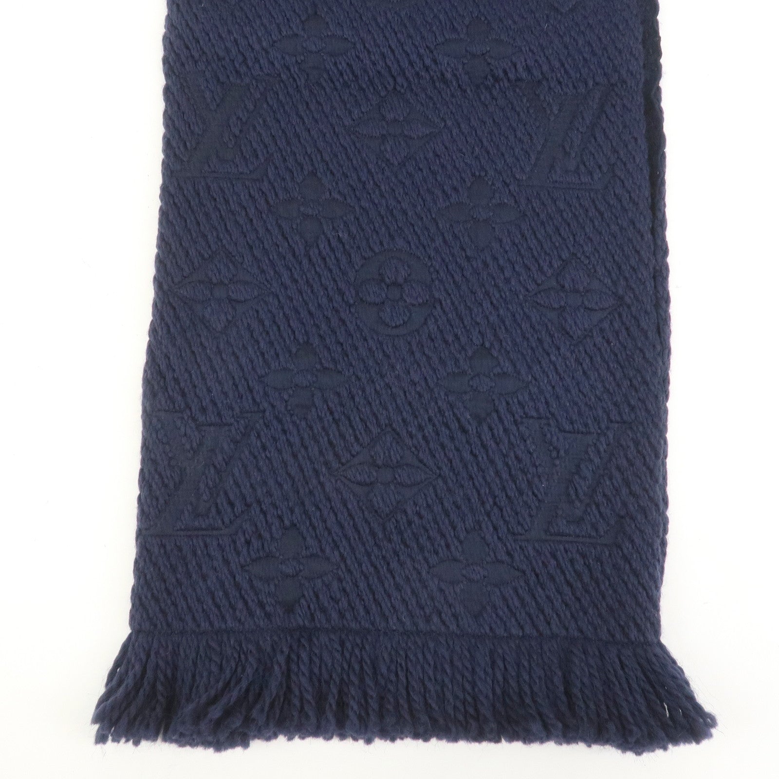 Louis Vuitton Monogram Echarpe Logomania Wool Silk Scarf M75094