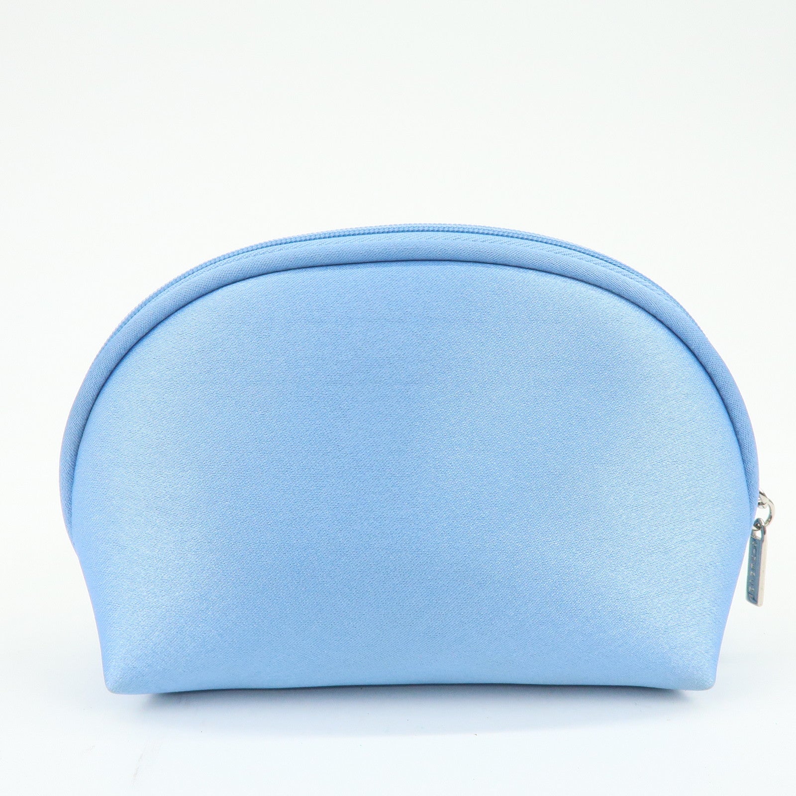 CELINE GIVENCY Set of 2 Canvas Pouch Cosmetic Case Light Green Blue