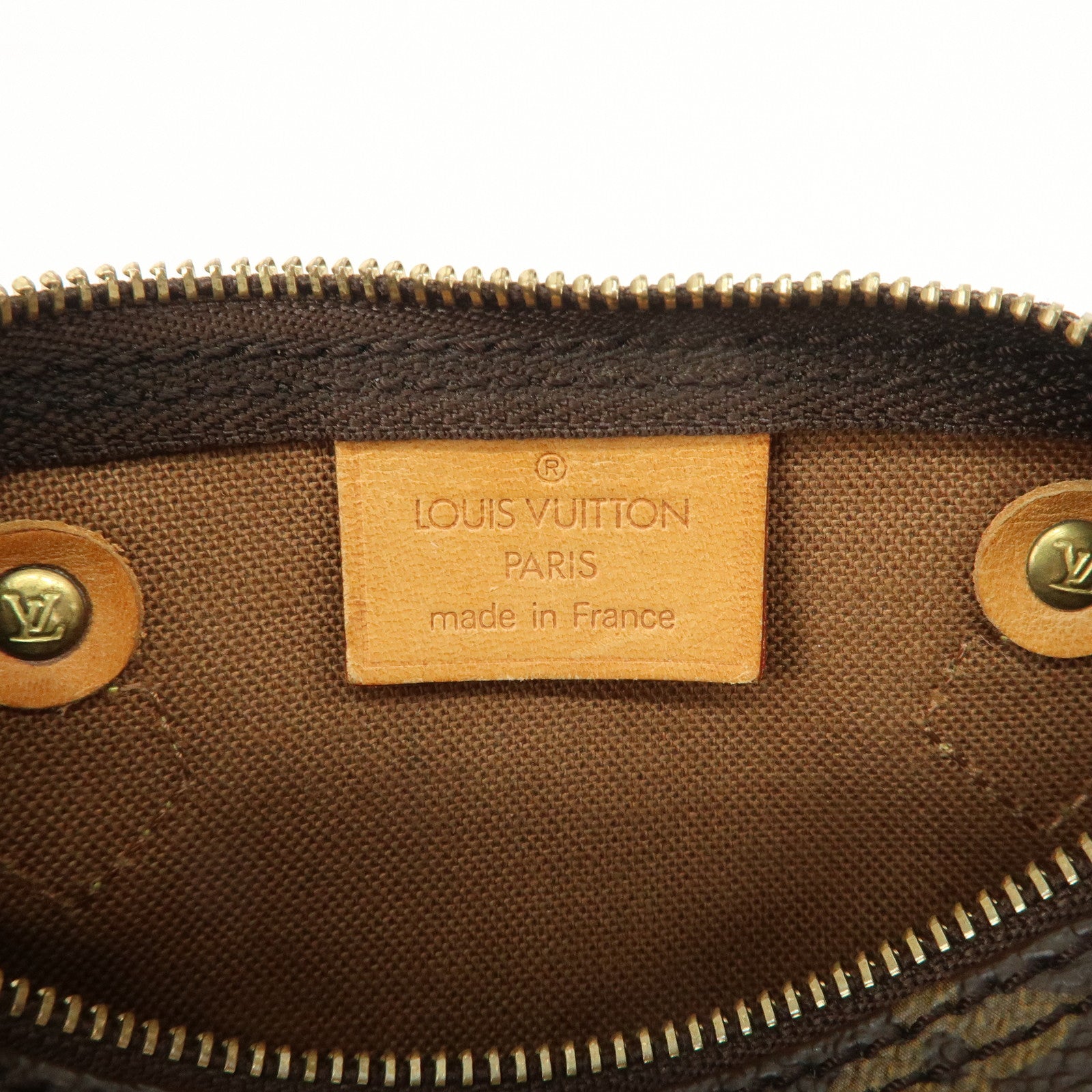 Louis Vuitton Monogram Mini Speedy & Shoulder Strap Brown M41534