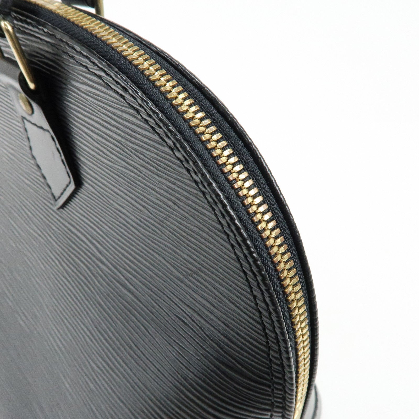 Louis Vuitton Epi Alma Hand Bag Noir Black M52142