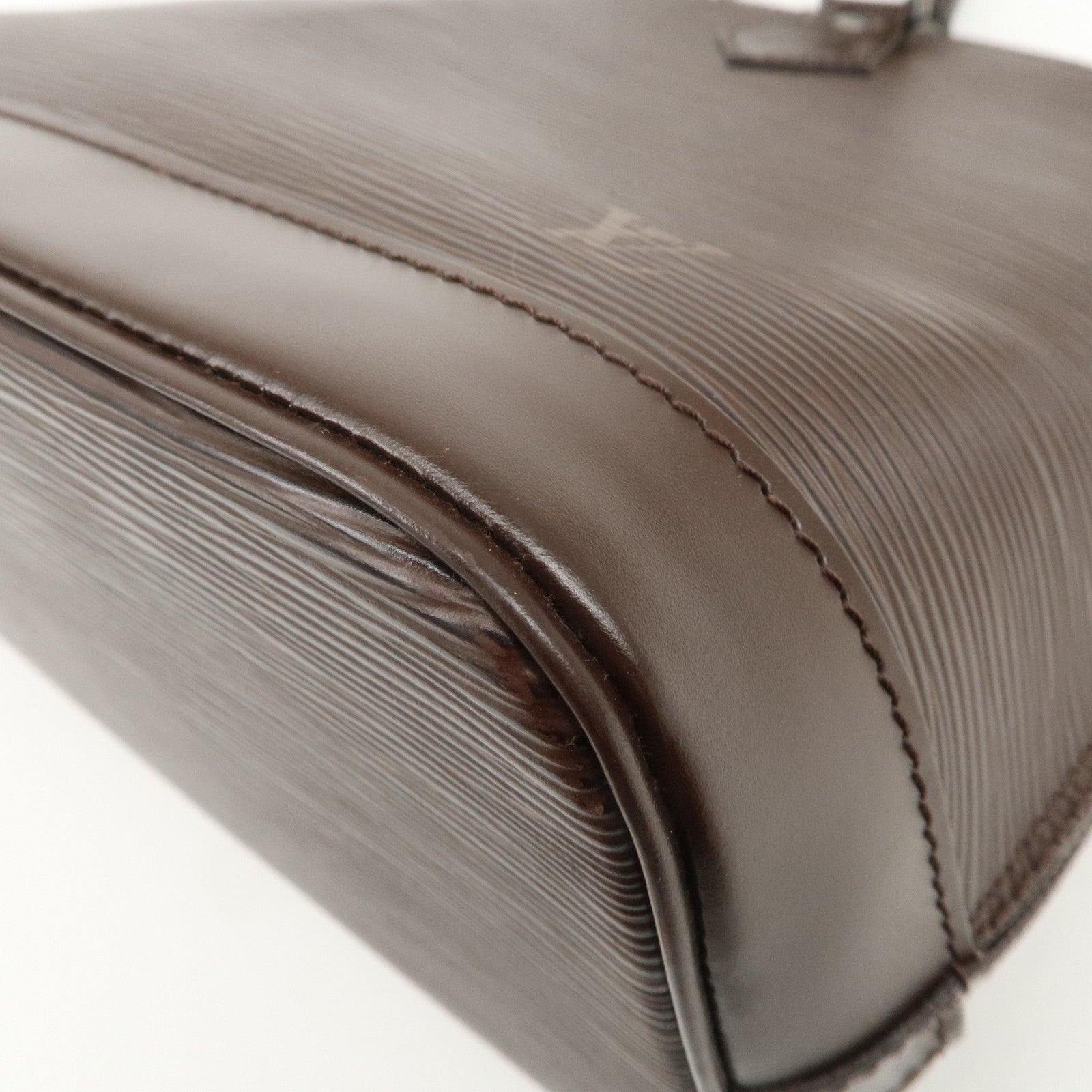 Louis Vuitton Epi Leather Alma Hand Bag Mocha M5214D