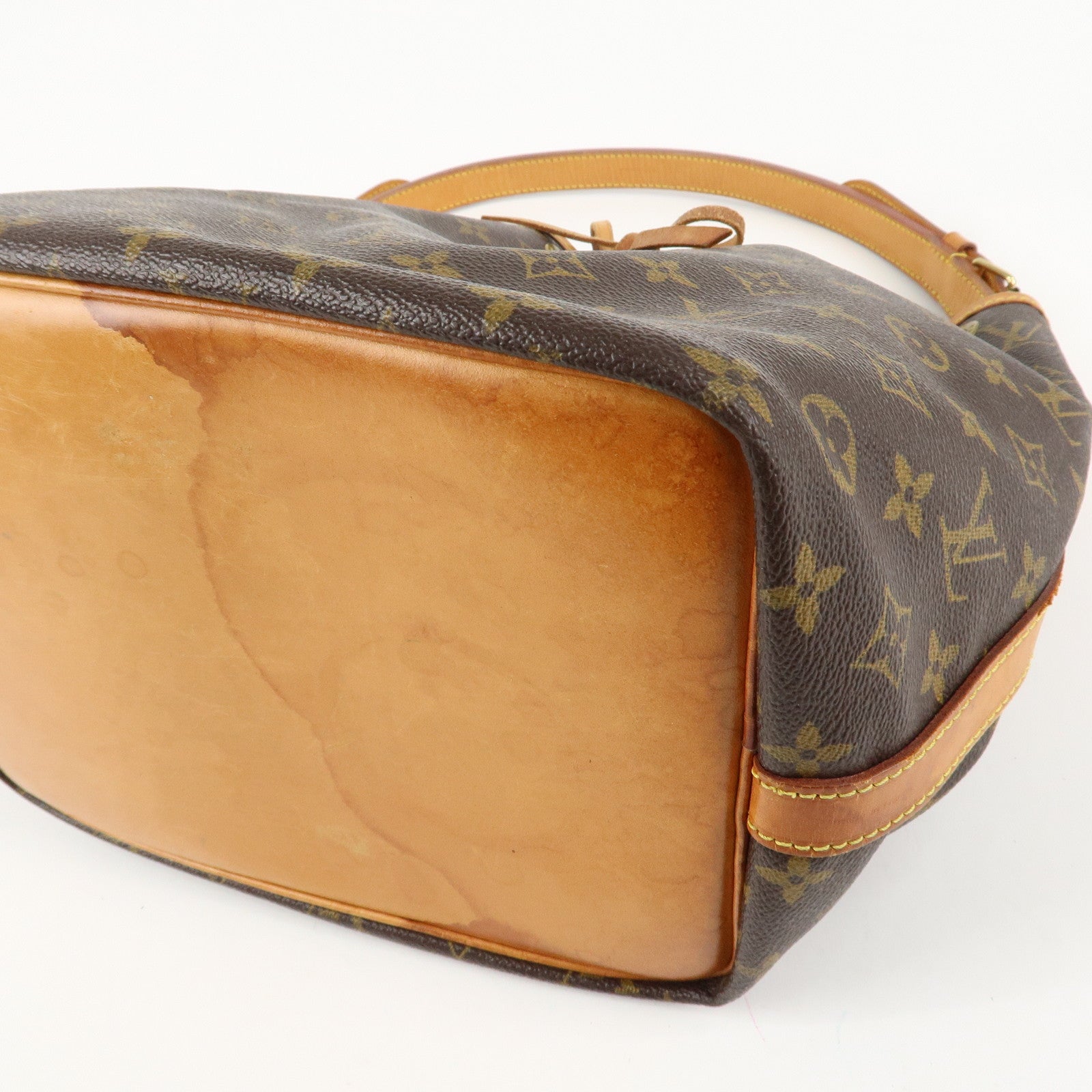 Louis Vuitton Monogram Petit Noe Shoulder Bag Brown M42226 Used