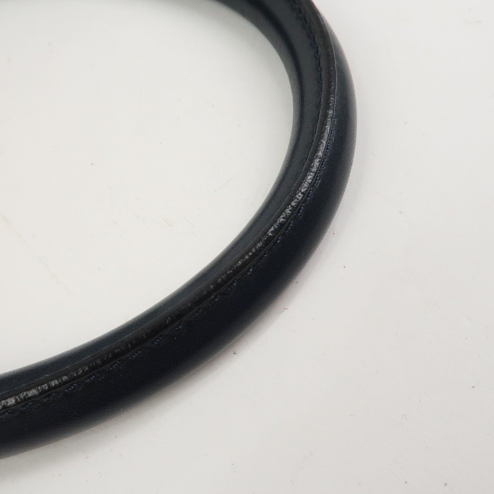 Christian Dior Trotter Jacquard Canvas Leather Boston Bag Navy